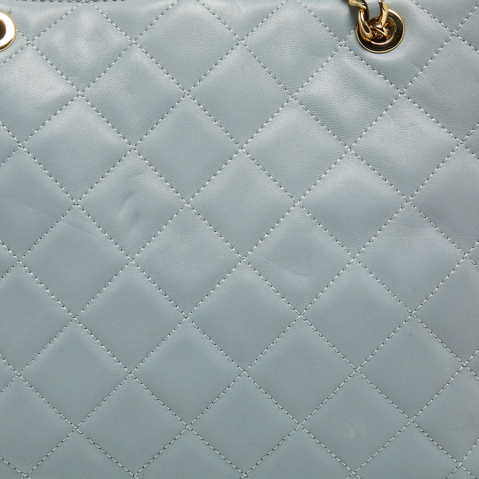 MICHAEL Michael Kors Light Blue Quilted Leather Susannah Tote