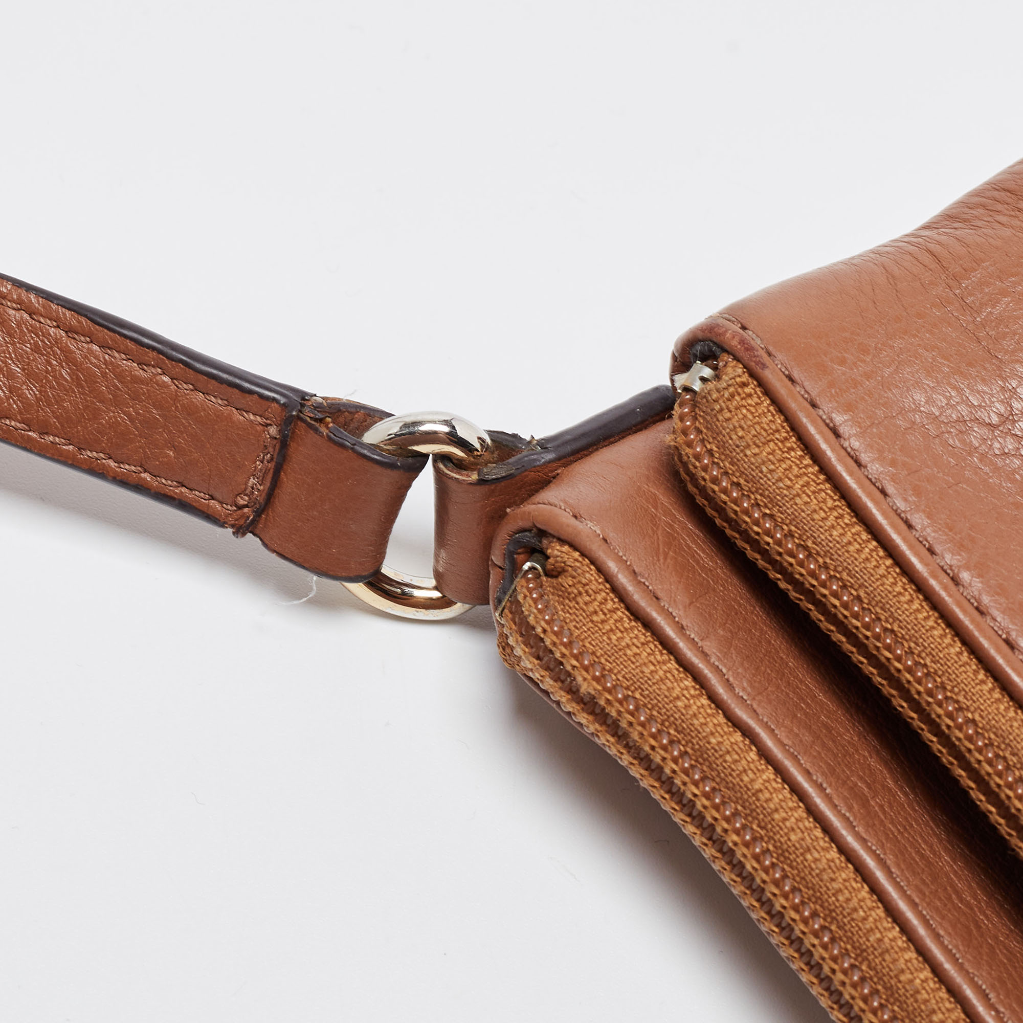 MICHAEL Michael Kors Brown Leather Crossbody Bag