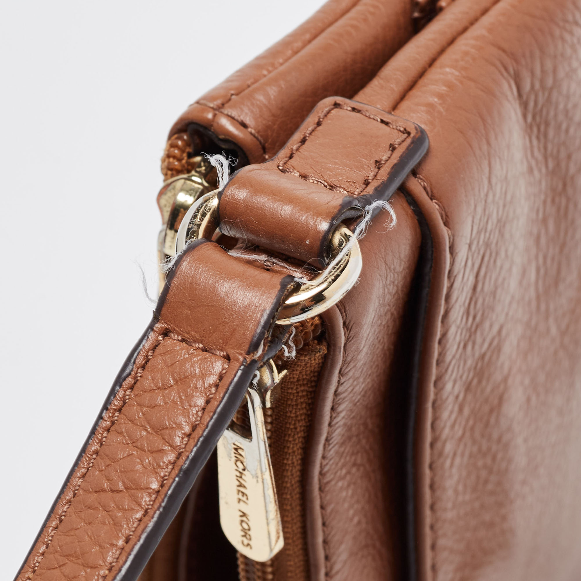 MICHAEL Michael Kors Brown Leather Crossbody Bag