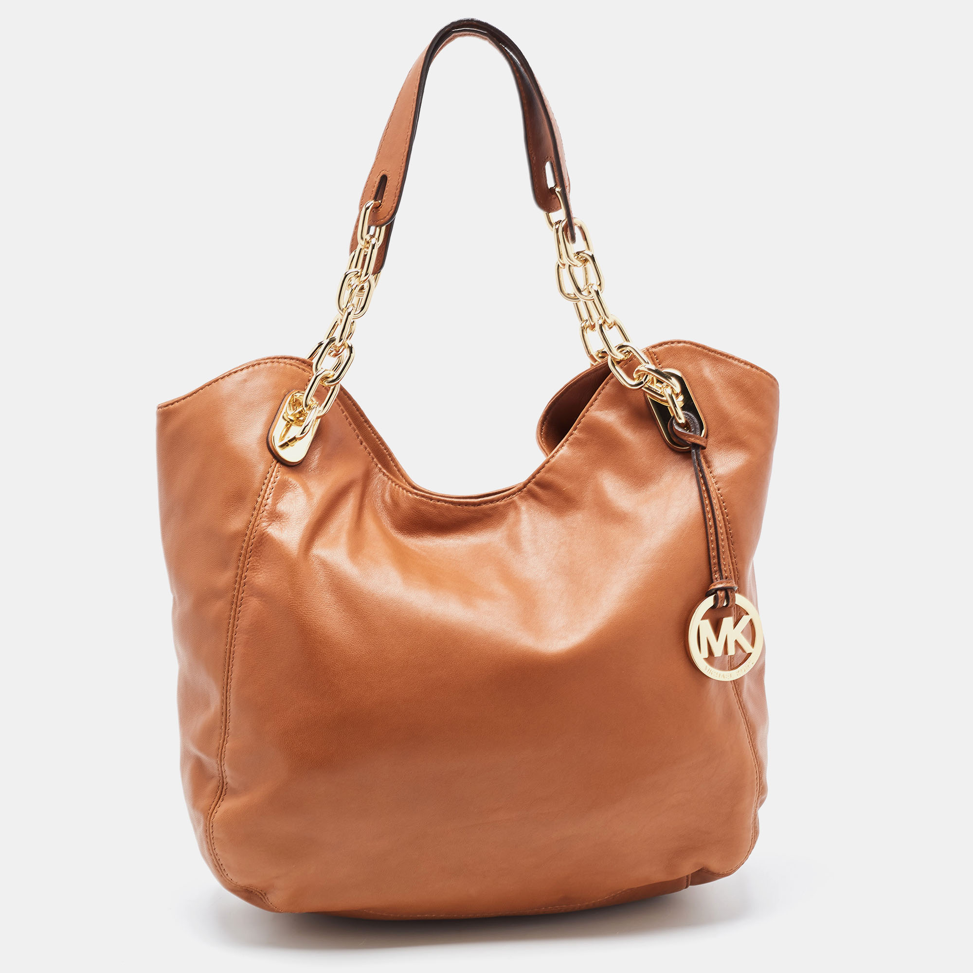 MICHAEL Michael Kors Brown Leather Large Lilly Tote