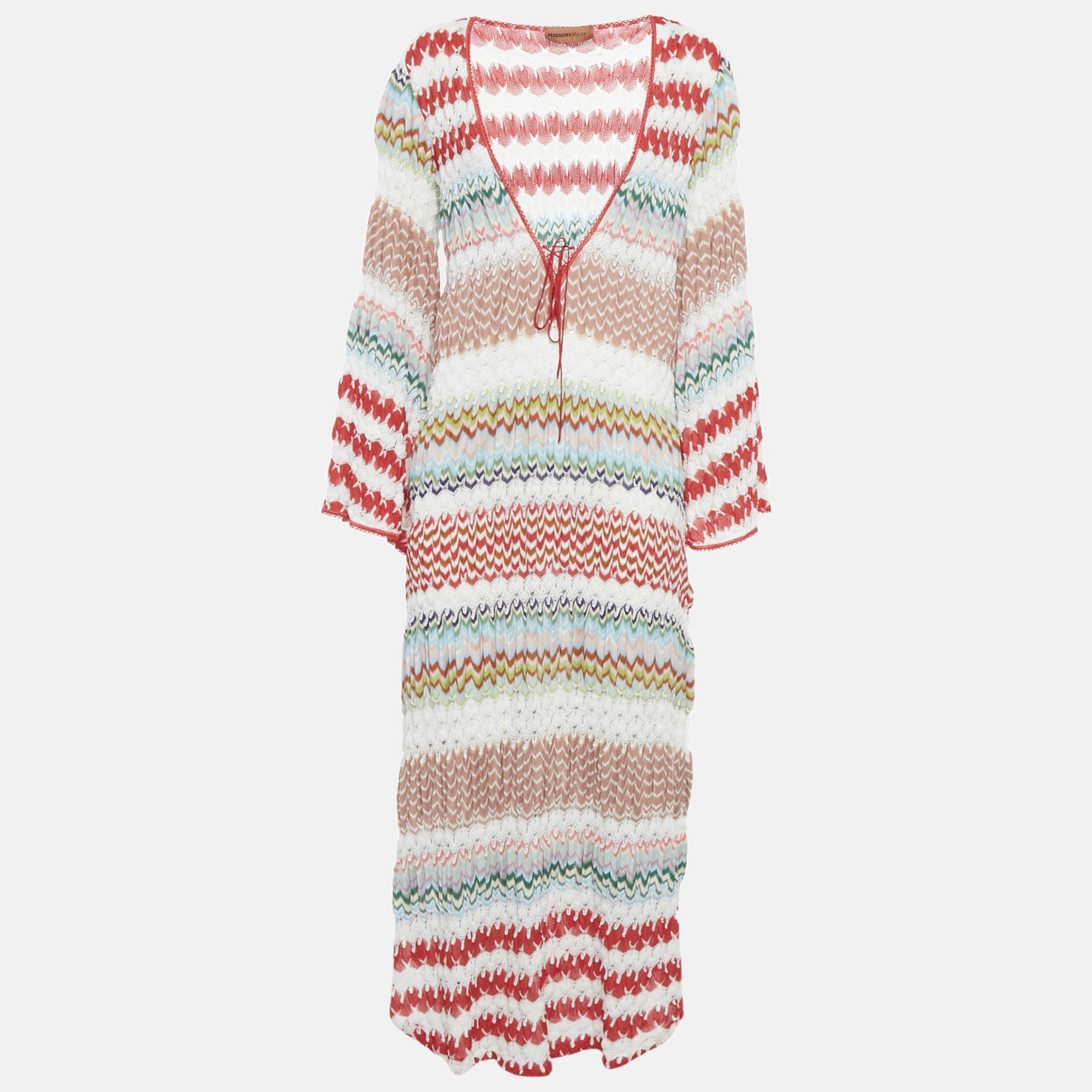 Missoni Mare Multicolor Patterned Knit Cover-Up Dress M
Missoni Mare Multicolor Patterned Knit Cover-Up Dress M