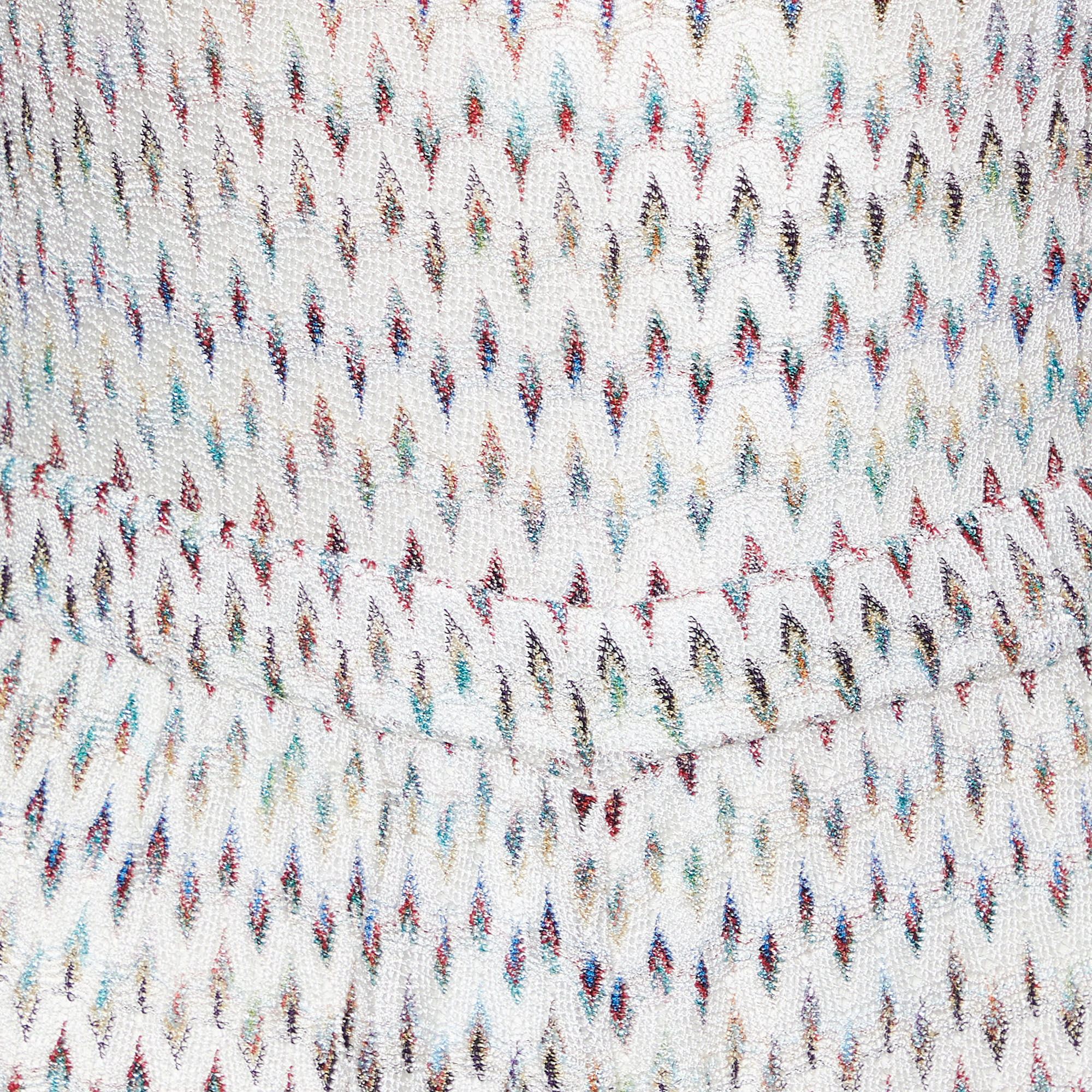 Missoni Mare Multicolor Lurex Knit Halter Neck  Jumpsuit S