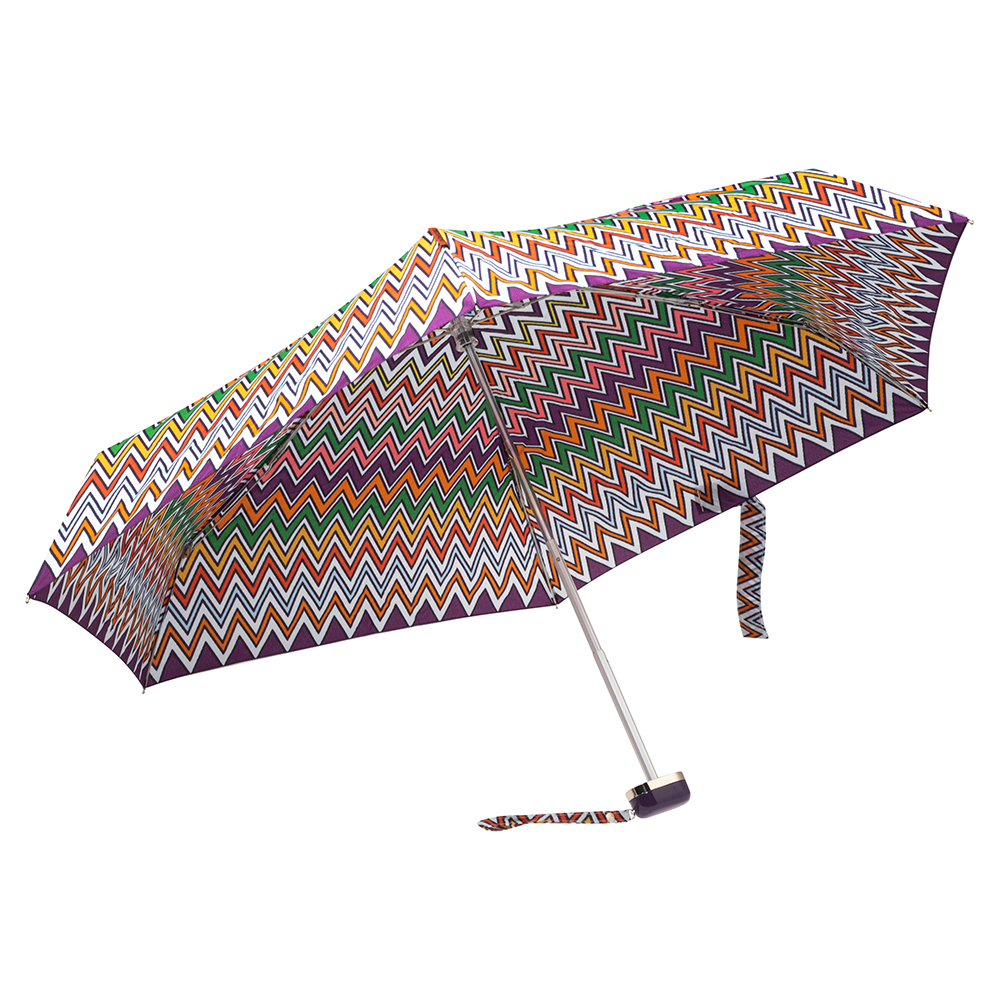 Missoni Multicolor Wave Pattern Print Polyester Mini Sofia Folding Umbrella
Missoni Multicolor Wave Pattern Print Polyester Mini Sofia Folding Umbrella