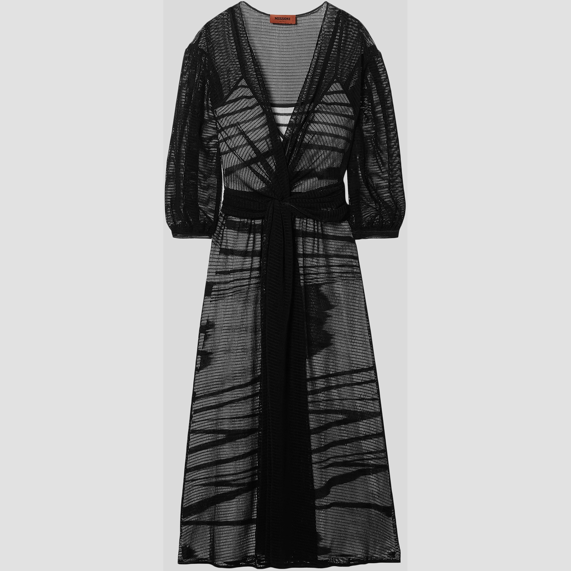 

Missoni Viscose Midi Dress 42, Black