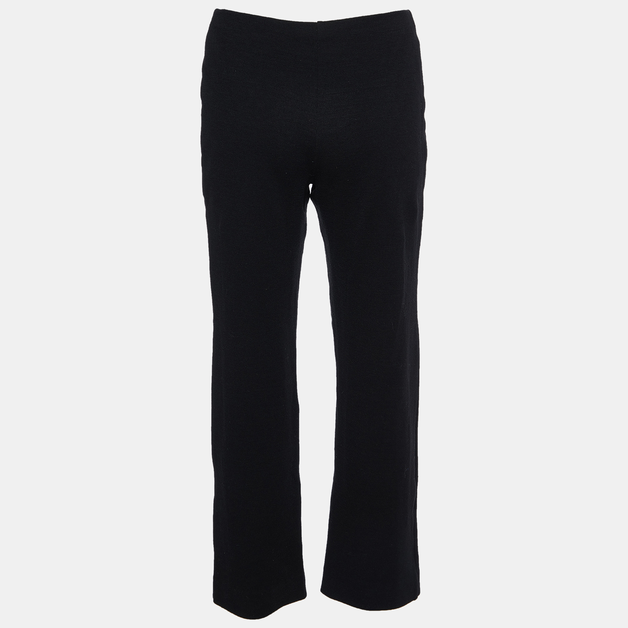 Missoni Black Knit Straight Fit Trousers M