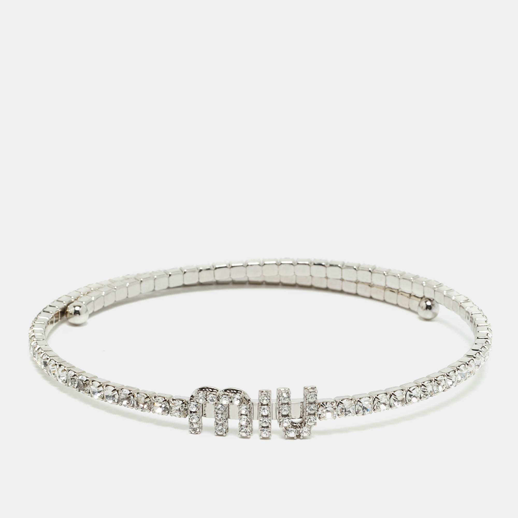 Miu Miu Crystals Silver Tone Necklace
Miu Miu Crystals Silver Tone Necklace