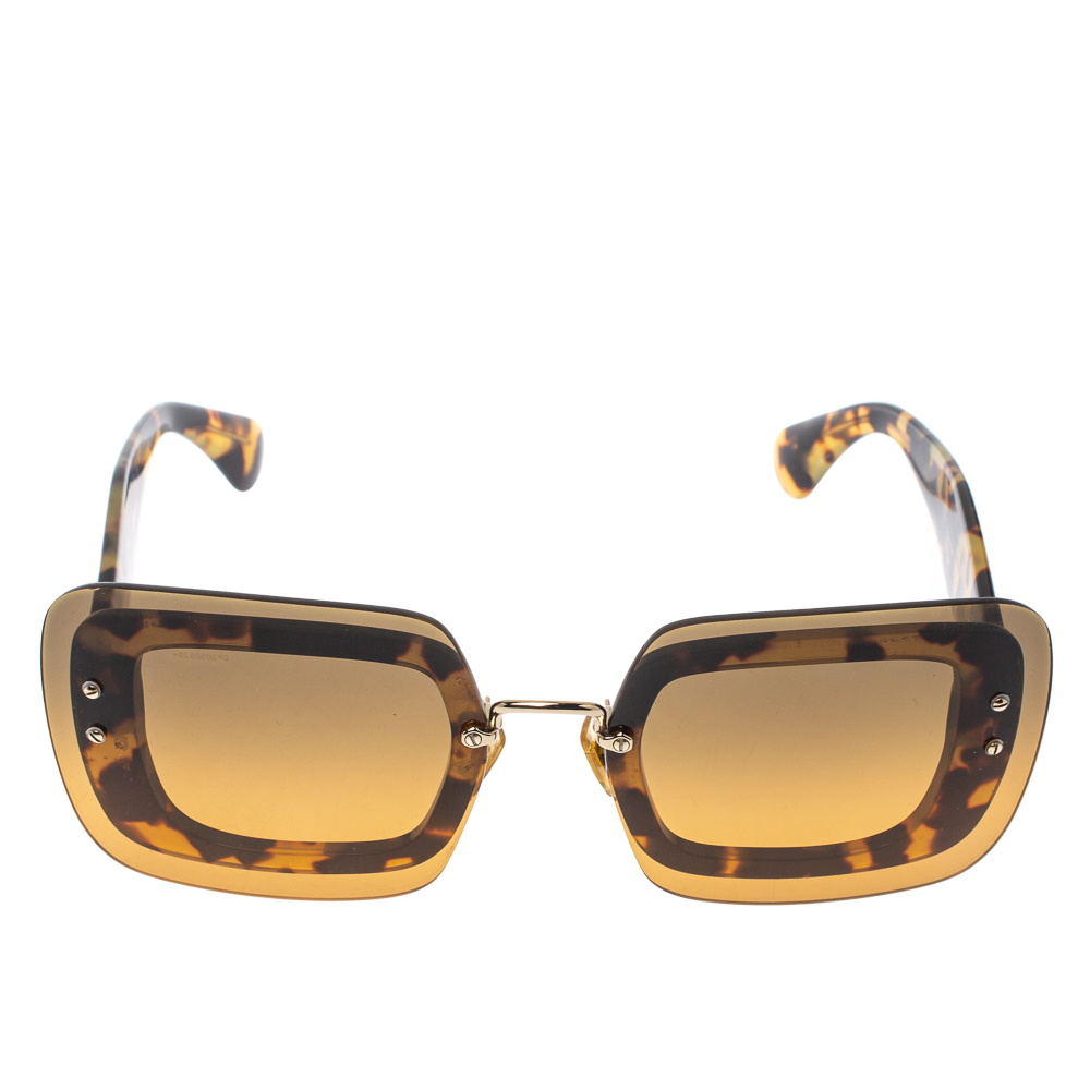 Miu Miu Light Havana/ Bicolor Gradient SMU 02R Reveal Square Sunglasses, Brown
Miu Miu Light Havana/ Bicolor Gradient SMU 02R Reveal Square Sunglasses, Brown
