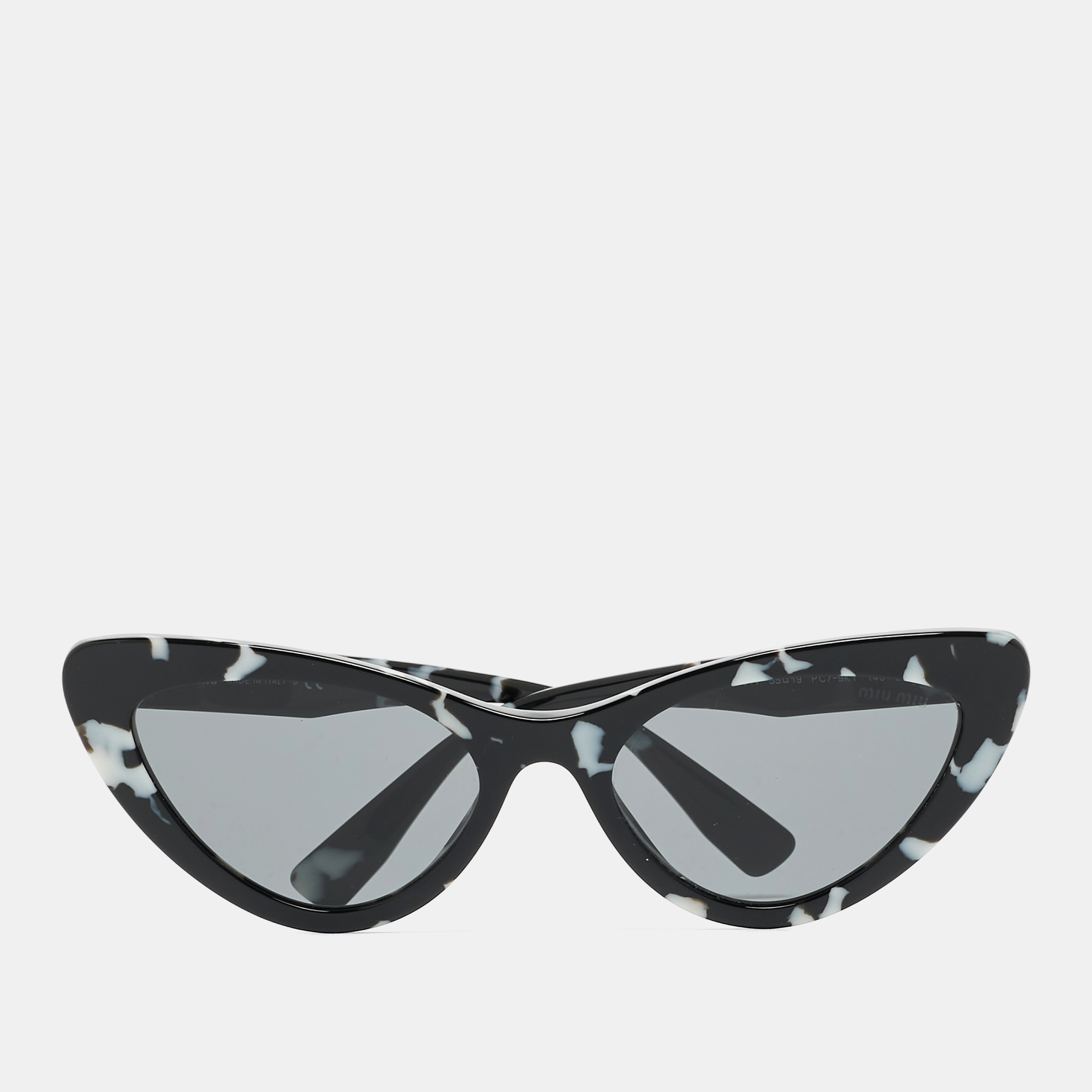 Miu Miu Black SMU 01V Cat Eye Sunglasses