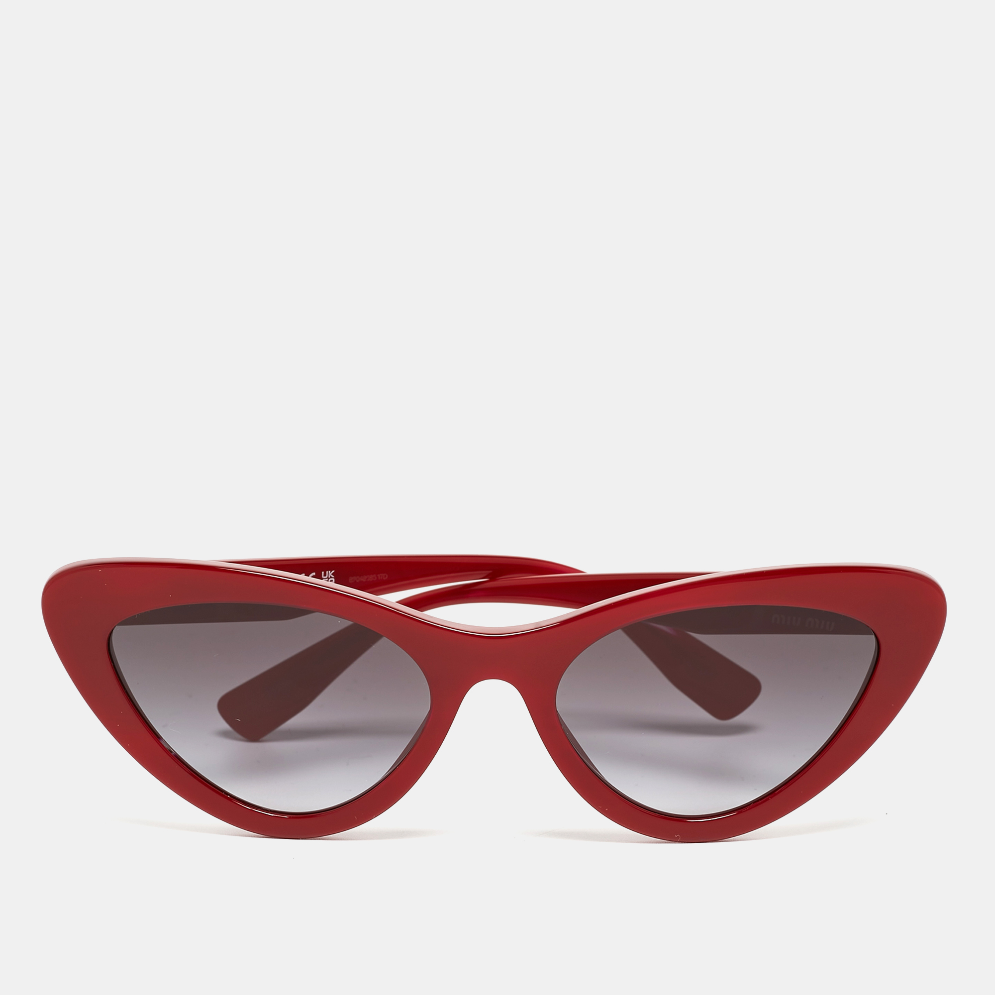 Miu Miu Black Gradient SMU01V Cat Eye Sunglasses