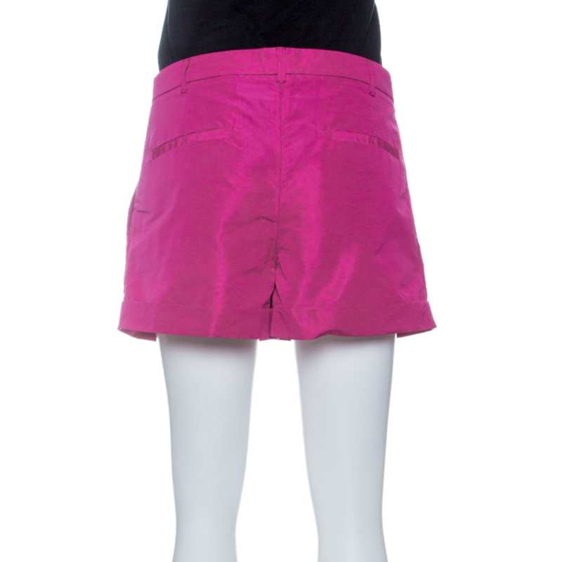 Miu Miu Hot Pink Mini Shorts S