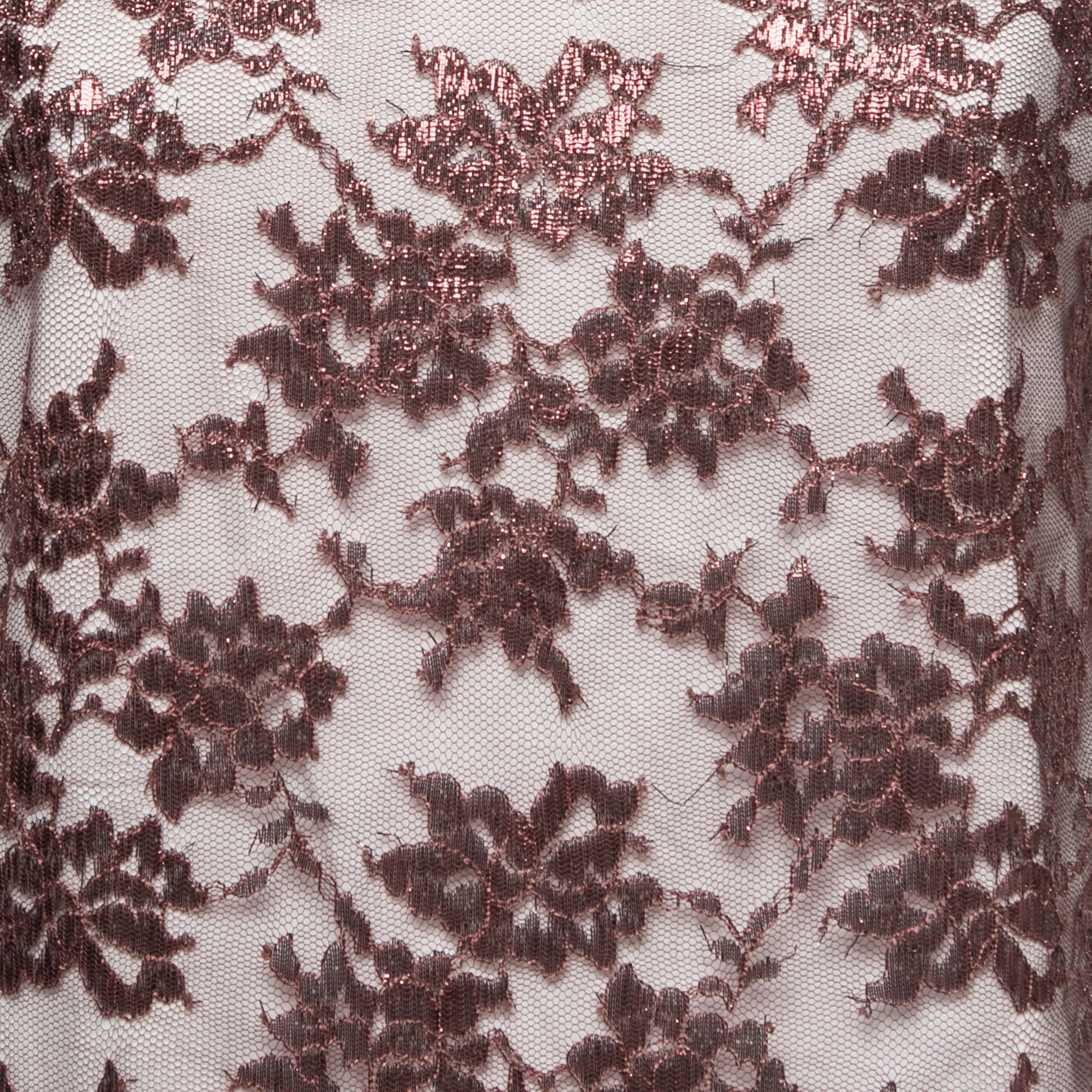 Miu Miu White Cotton Knit Lace Detail T-Shirt L
