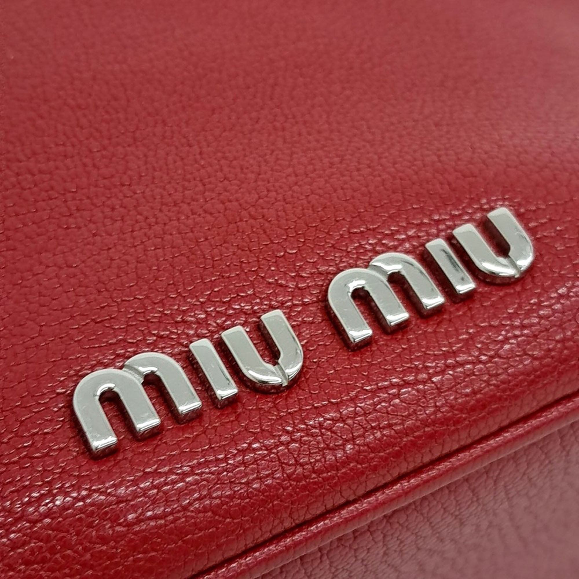 Miu Miu Madras Tote And Shoulder Bag