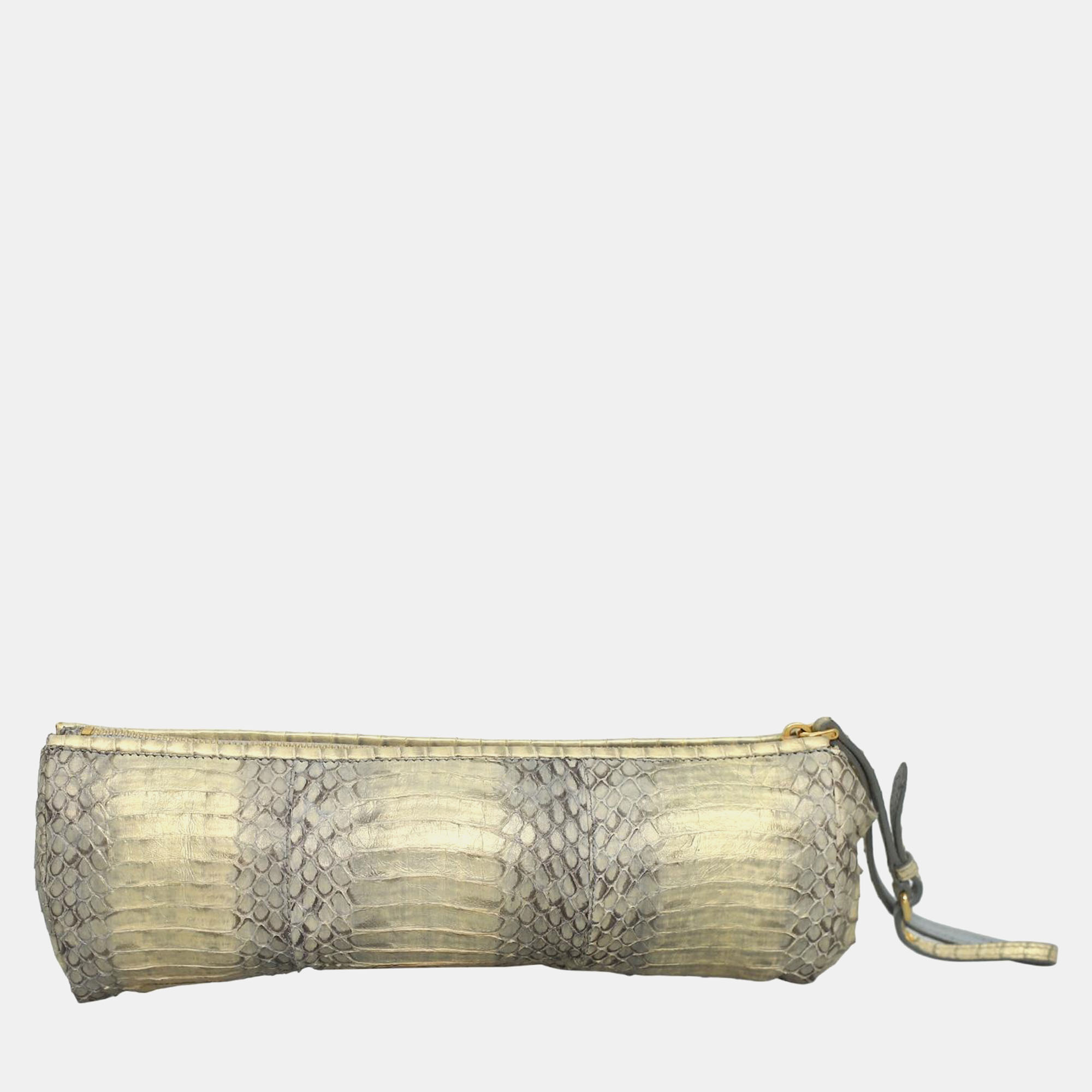 Miu Miu Python Clutch