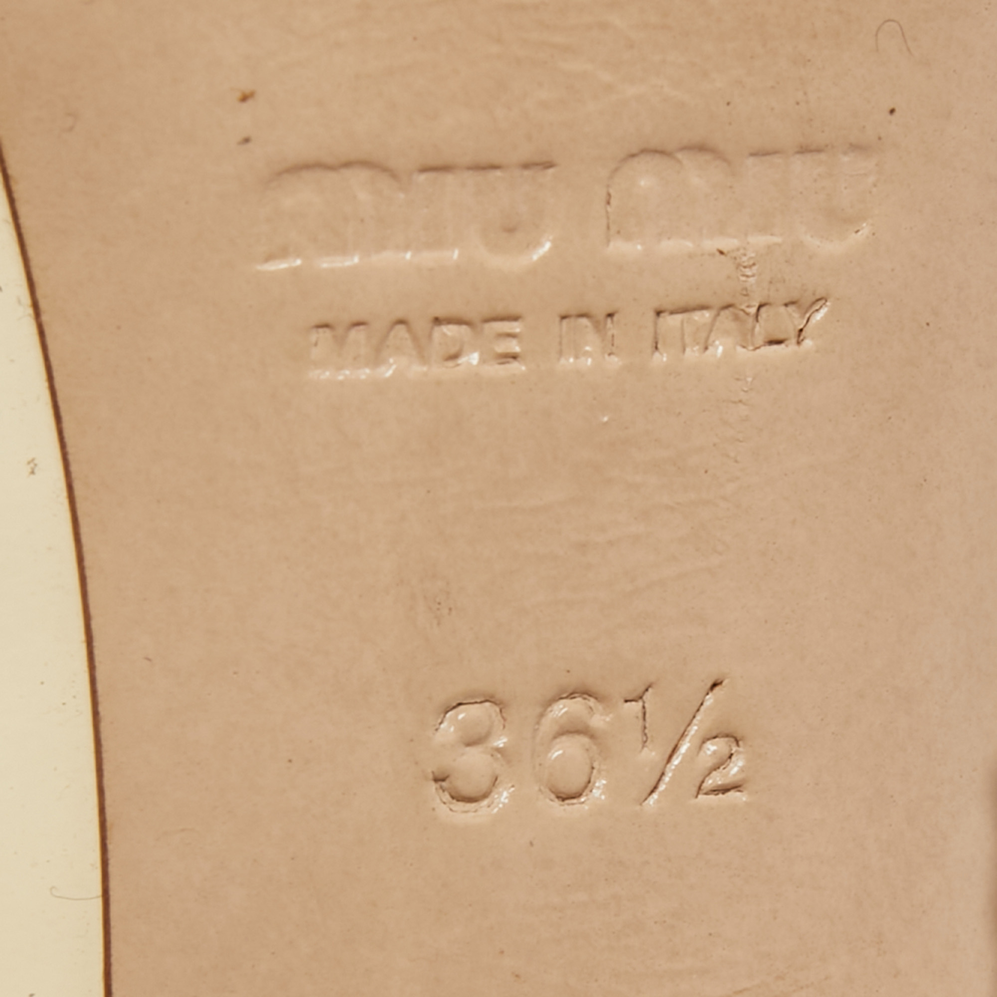 Miu Miu Cream Patent Leather And Coarse Glitter Peep Toe Platform Pumps Size 36.5