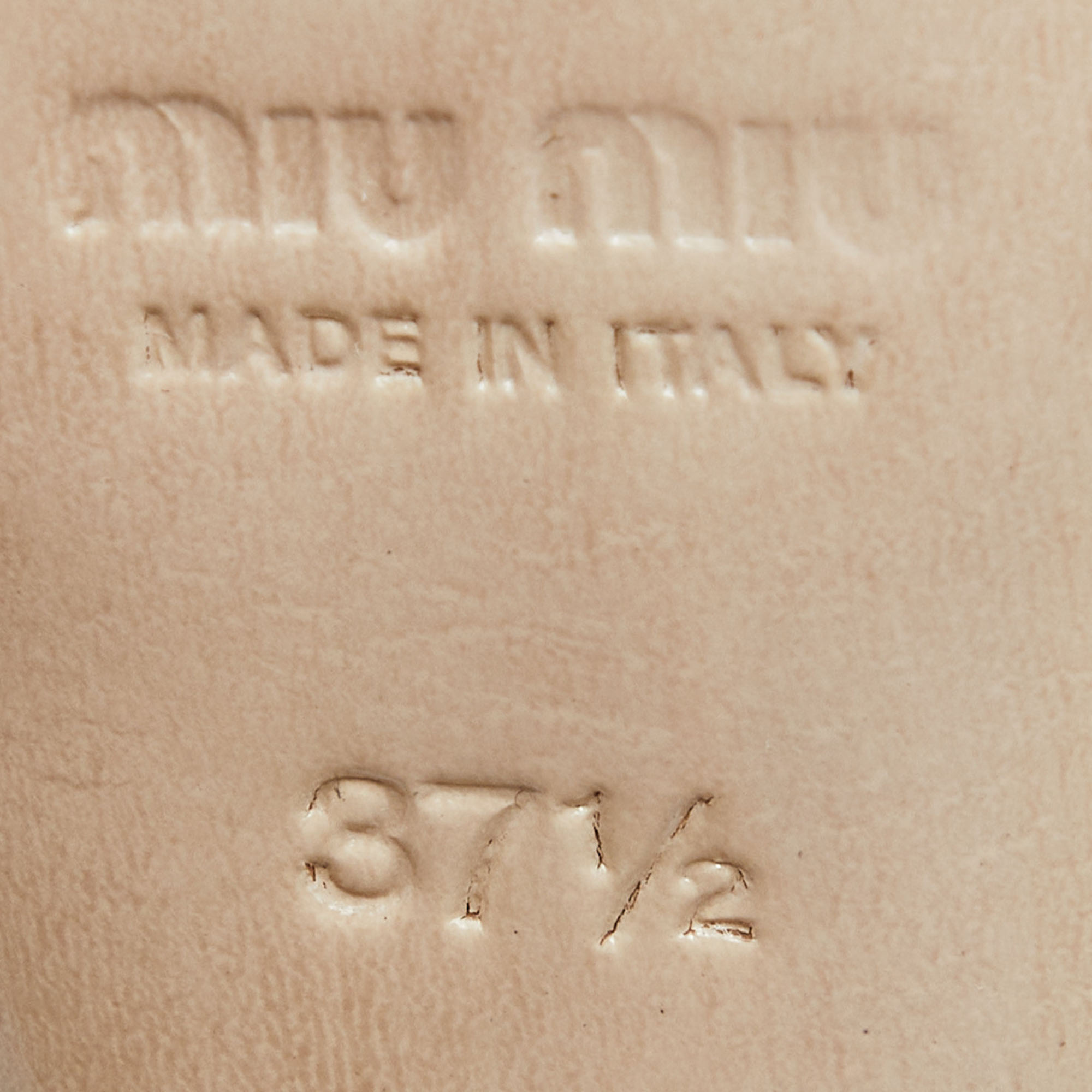 Miu Miu Pink Patent Leather Crystal Embellished Heel Platform Sandals Size 37.5