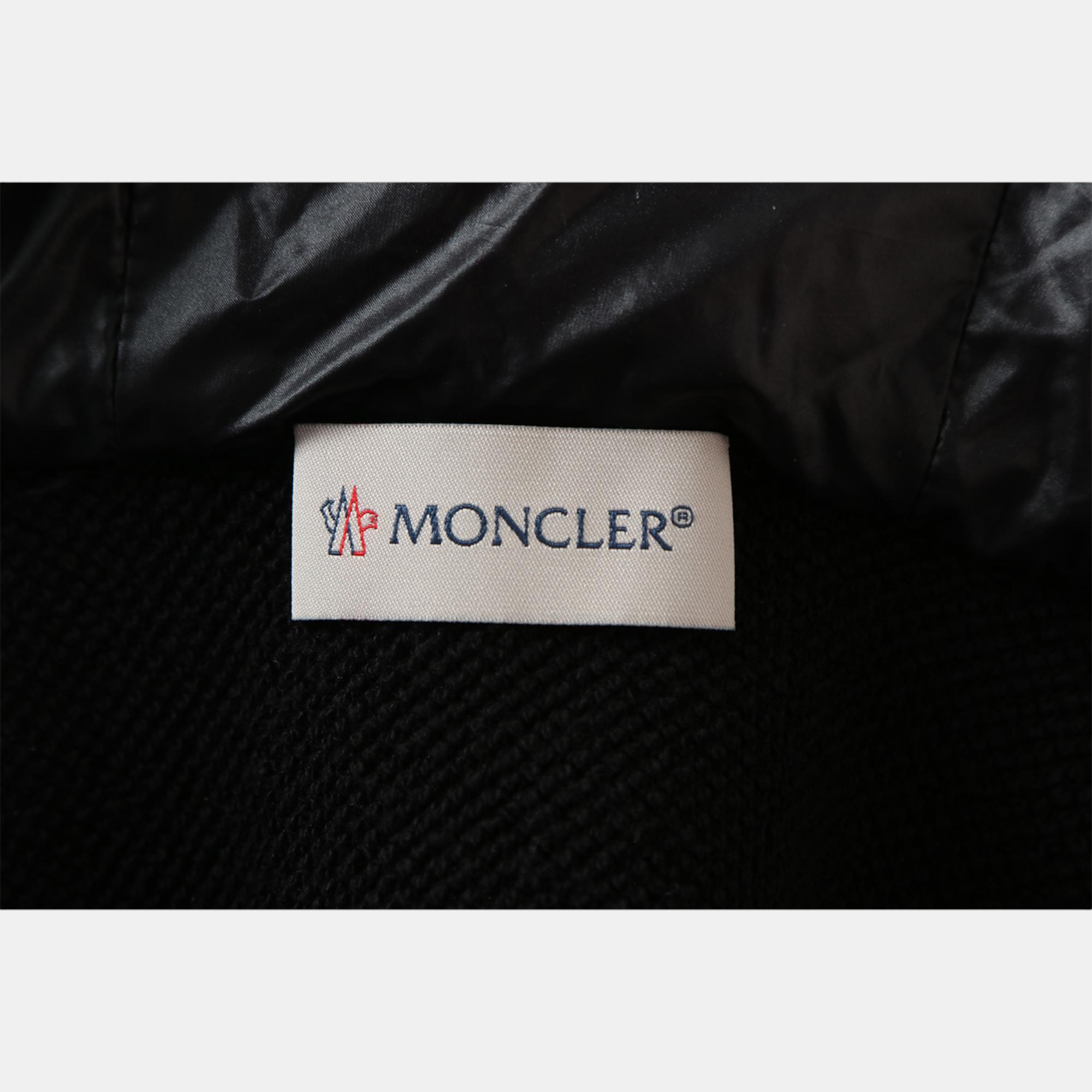 Moncler Black Hooded Puffer Vest XS