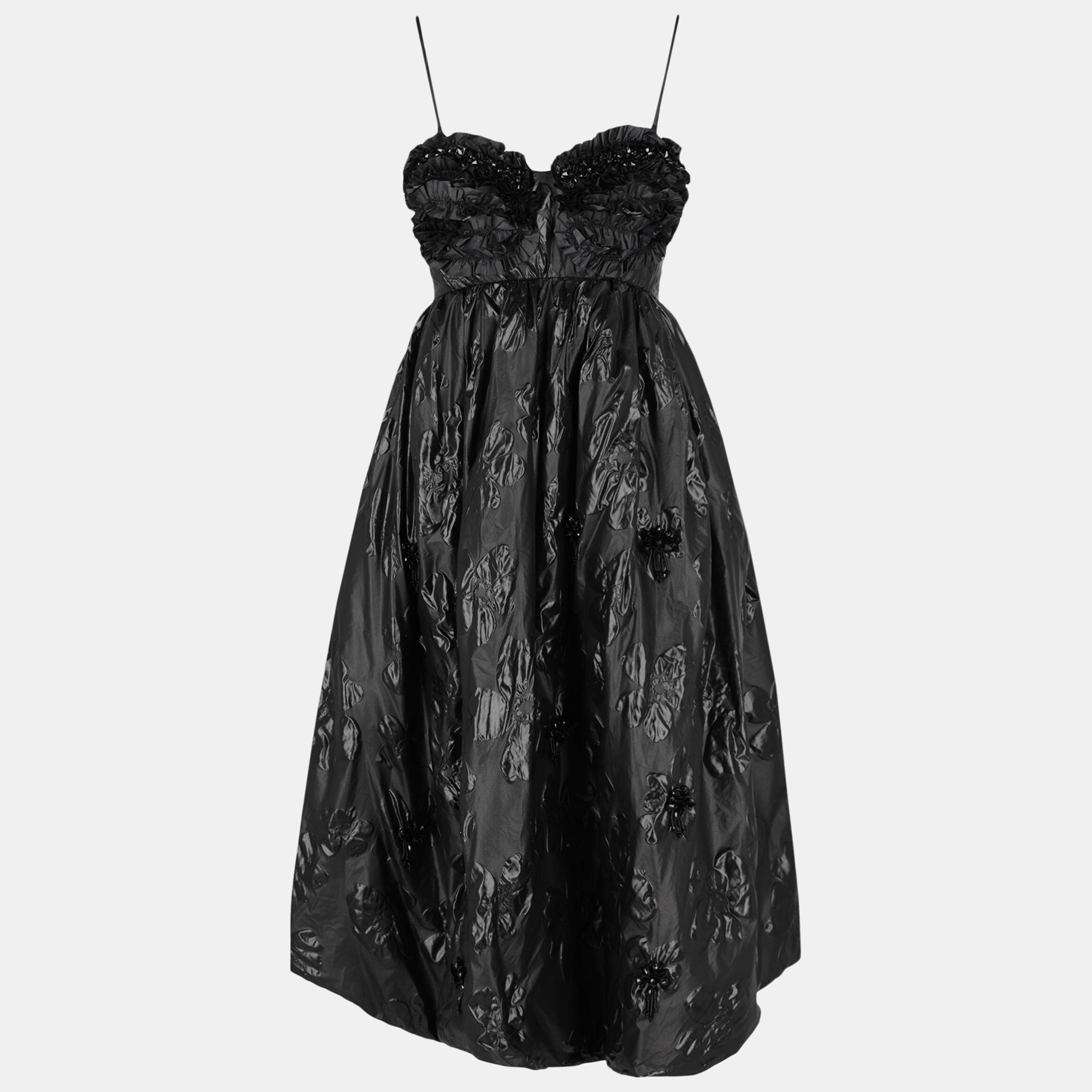 Moncler  Women's Synthetic Fibers Dress - Black - XS