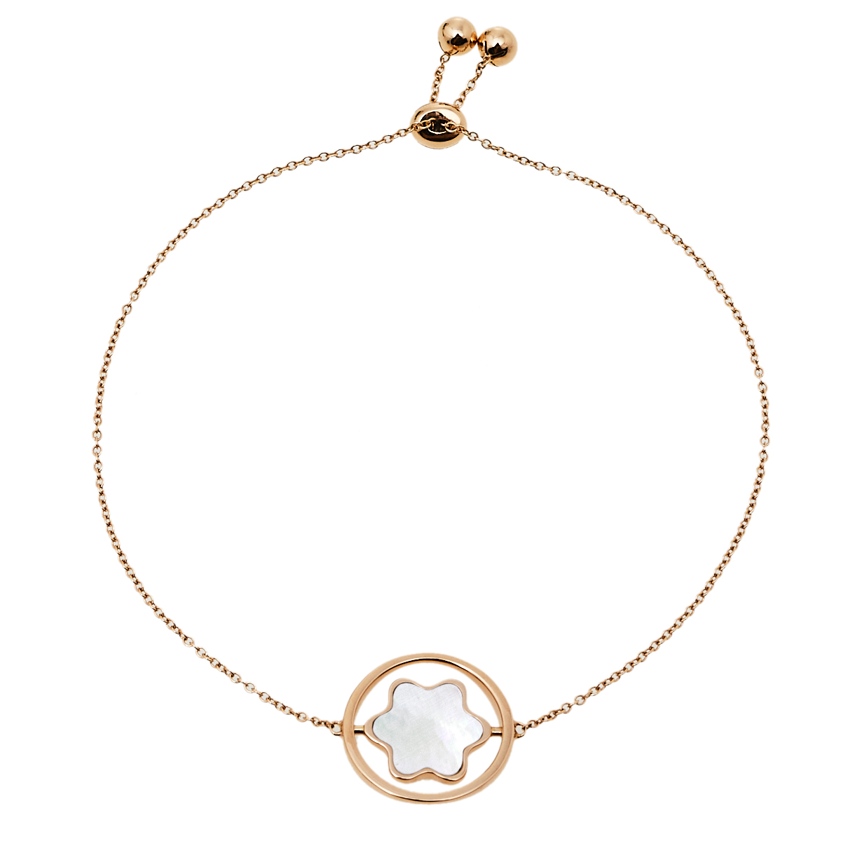 Montblanc Star Signet Mother of Pearl 18K Rose Gold Bracelet