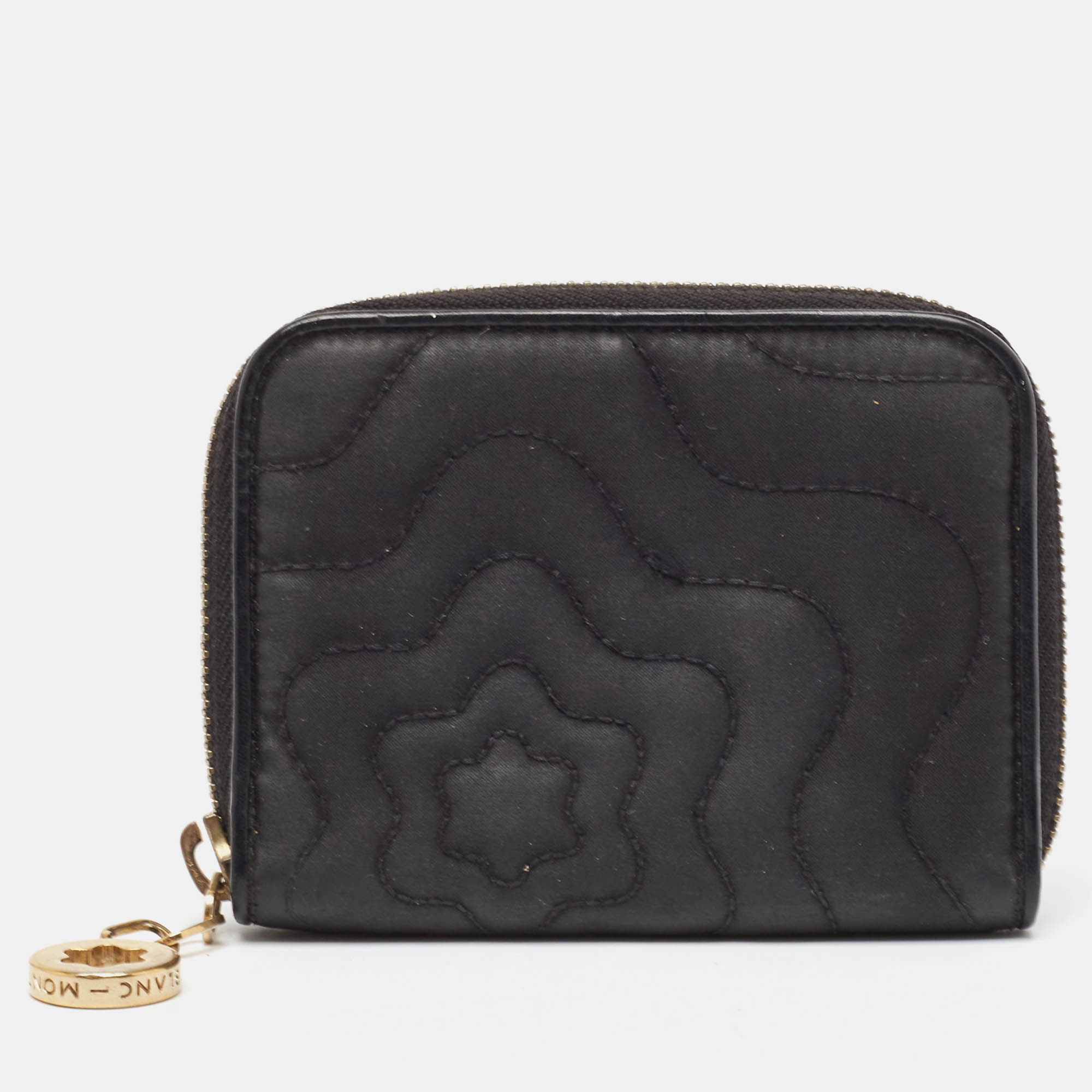 Montblanc black nylon starisma zip purse