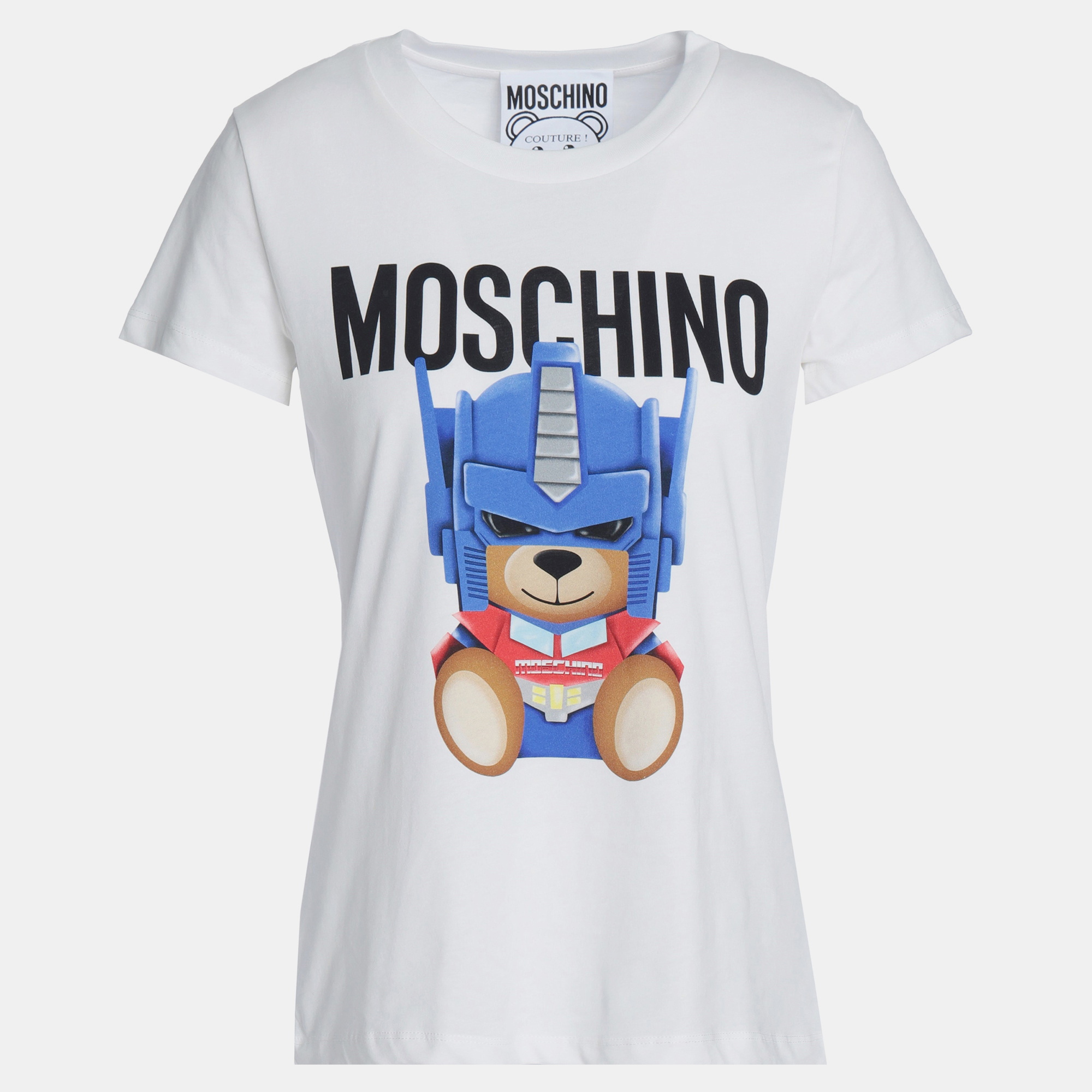 

Moschino Cotton Short Sleeved Top 46, White