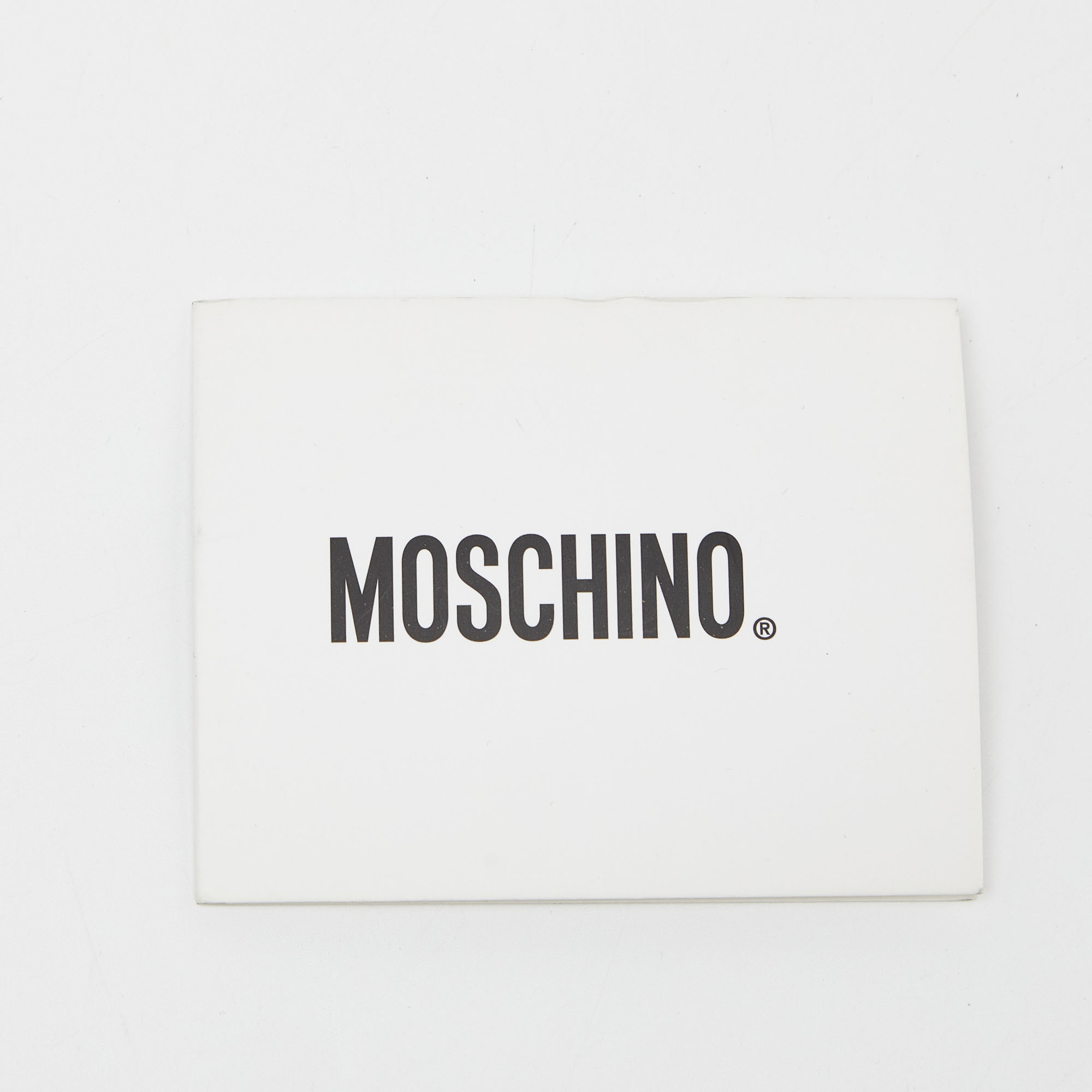 Moschino Multicolor Stripe PVC Frame Chain Clutch