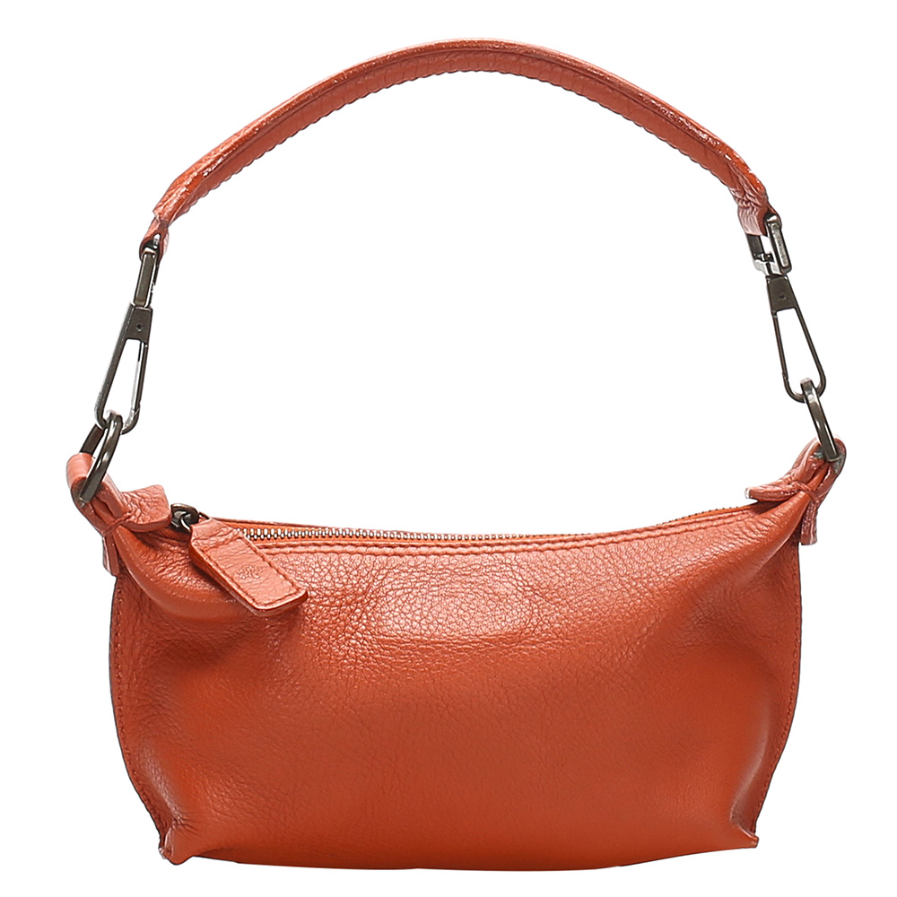 Image of Mulberry Orange Leather Shoulder Bag