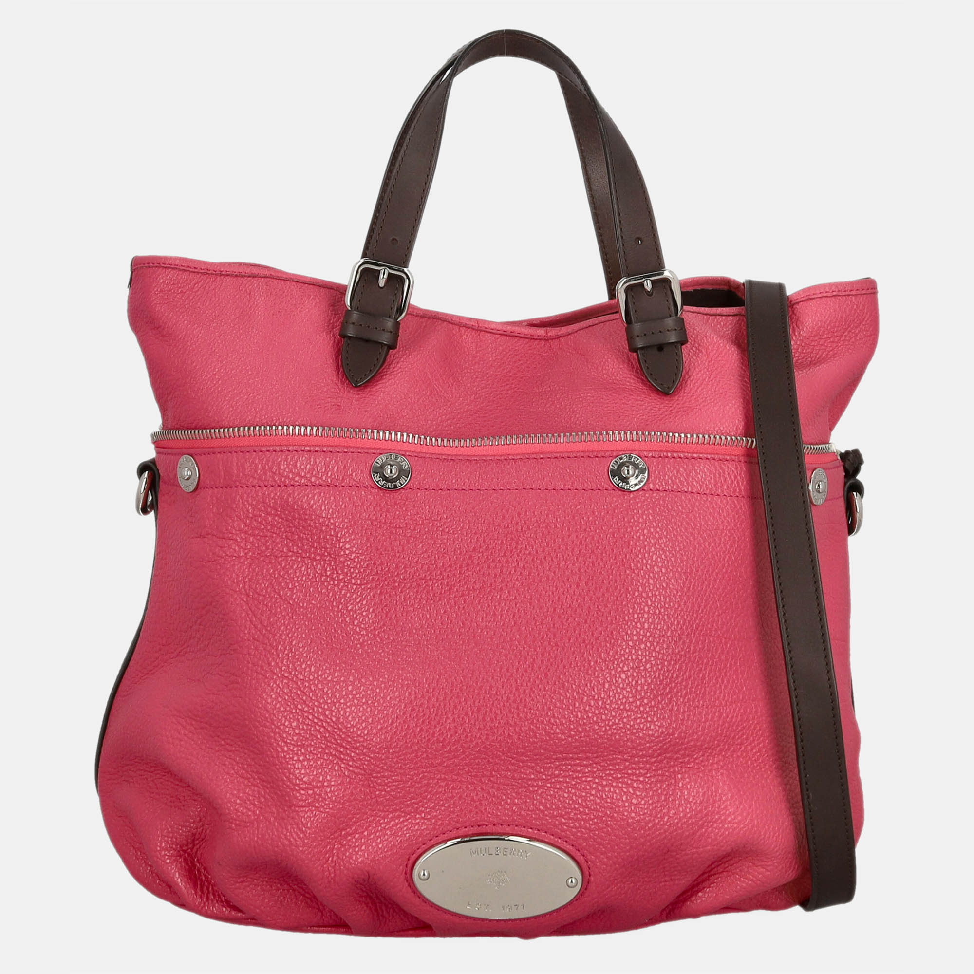 Mulberry  Women's Leather Tote Bag - Pink - One Size