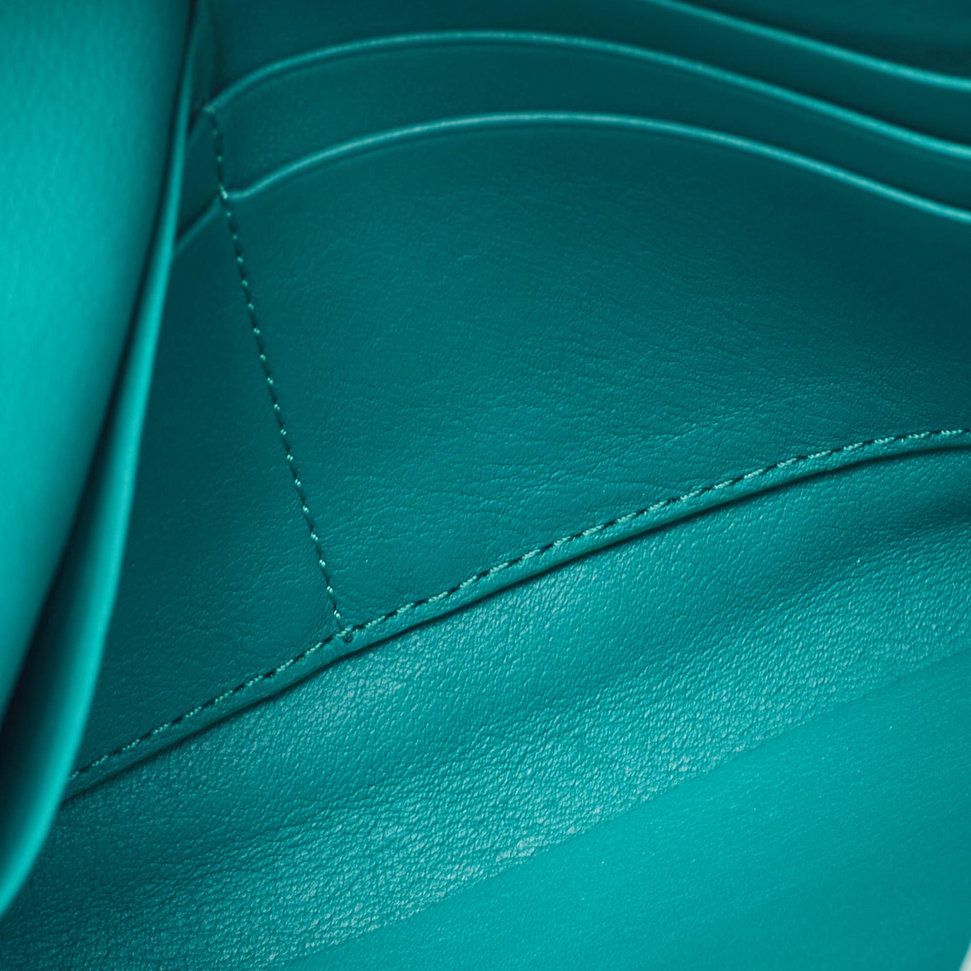 Mulberry Green Leather Envelope Wallet