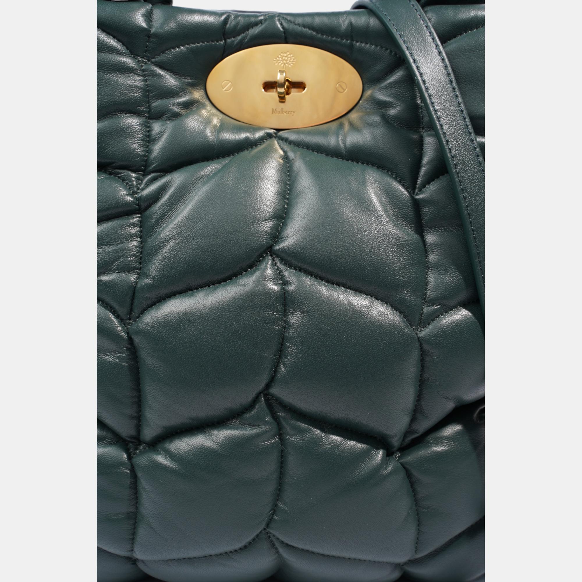 Mulberry Big Softie Green Leather