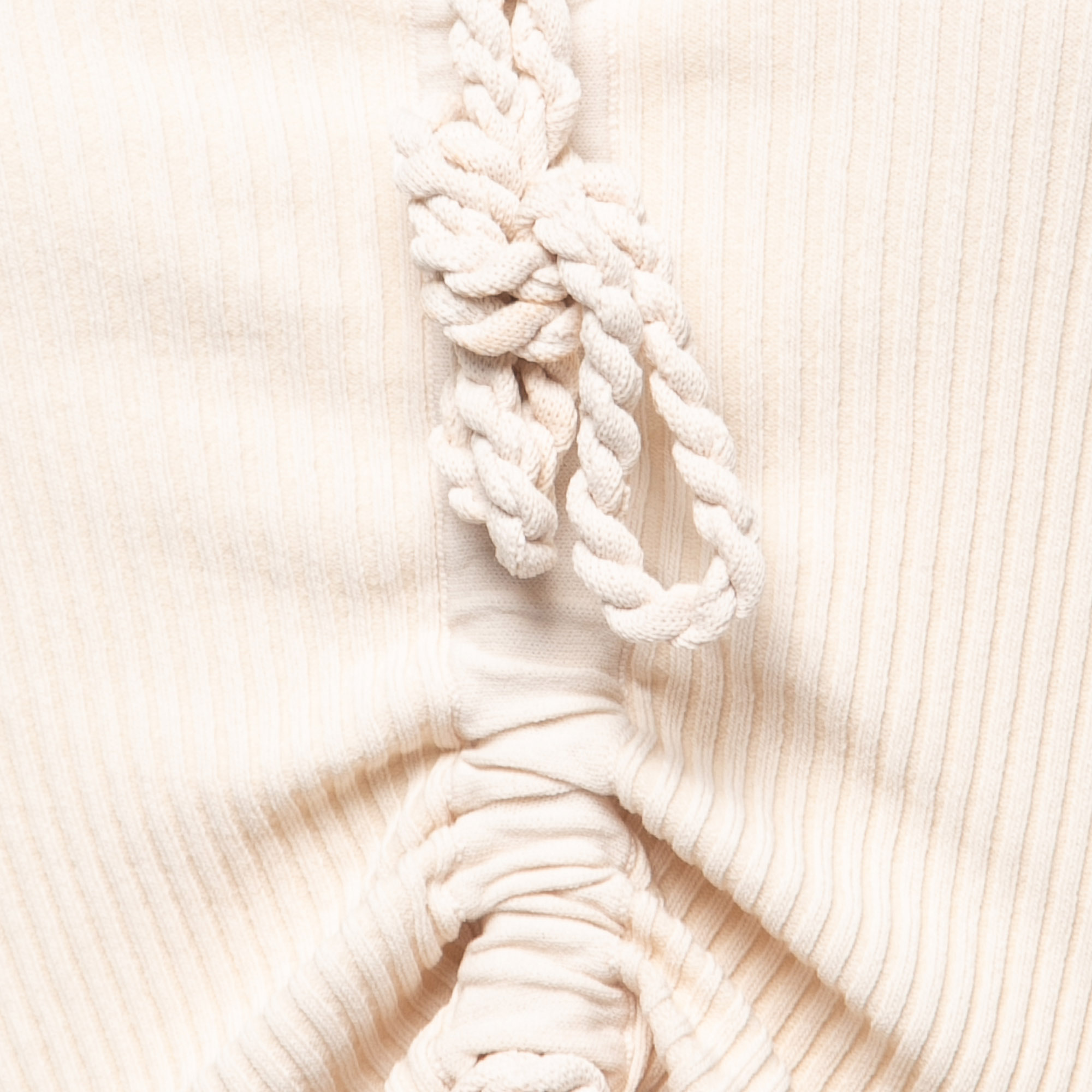Nicholas Beige Knit Cutout Fluisa Midi Dress S