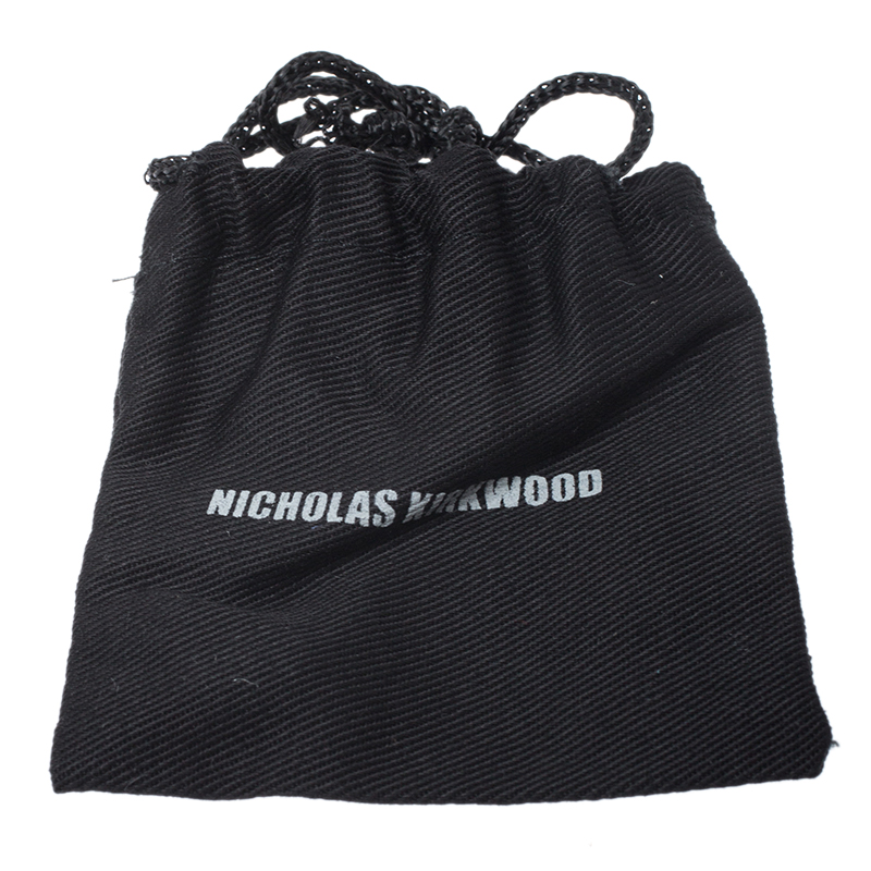 Nicholas Kirkwood Black Suede And PVC Chevron Peep Toe Ankle Booties Size 40