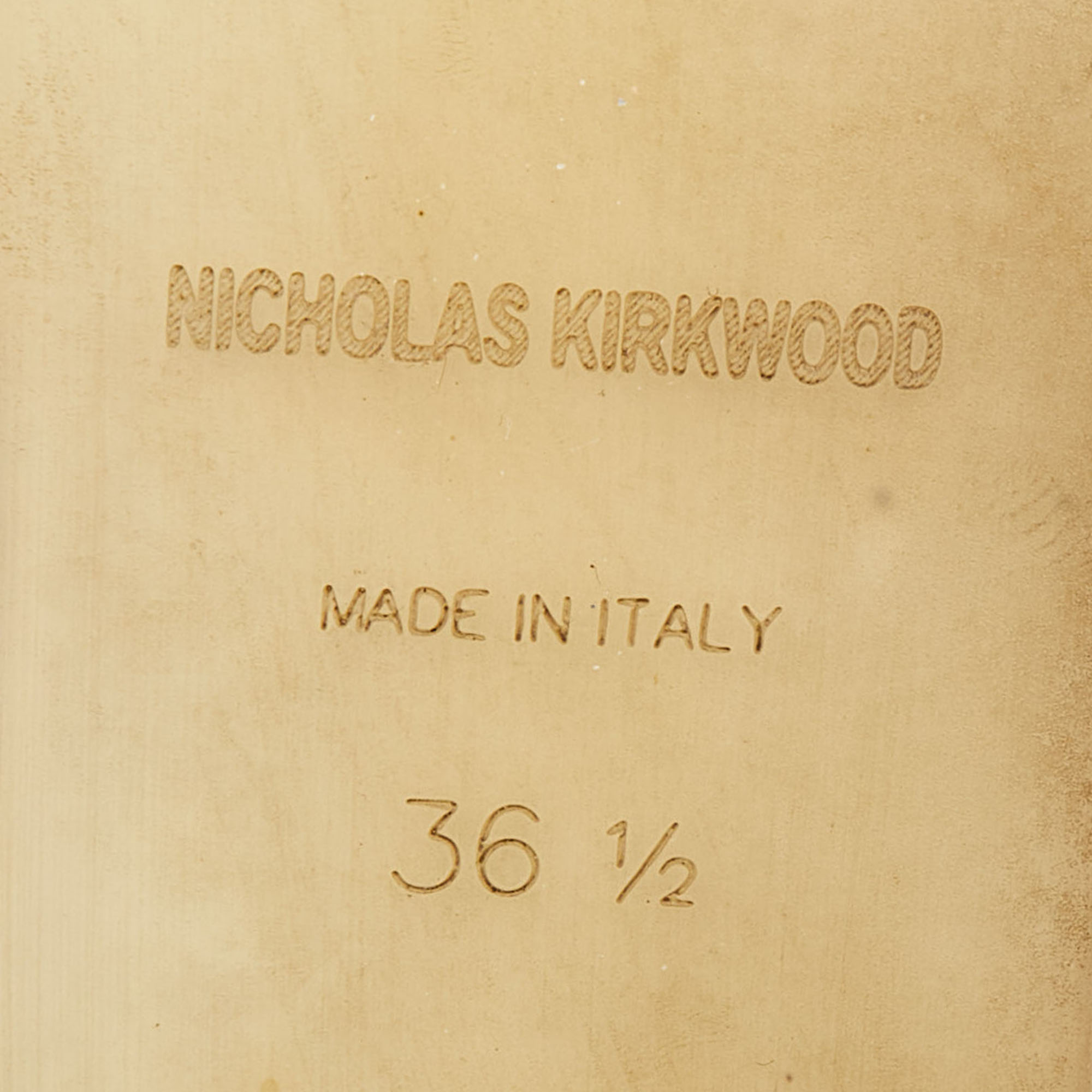 Nicholas Kirkwood Black Lace And Mesh Alona Pointed Toe Smoking Slipper Size 36.5