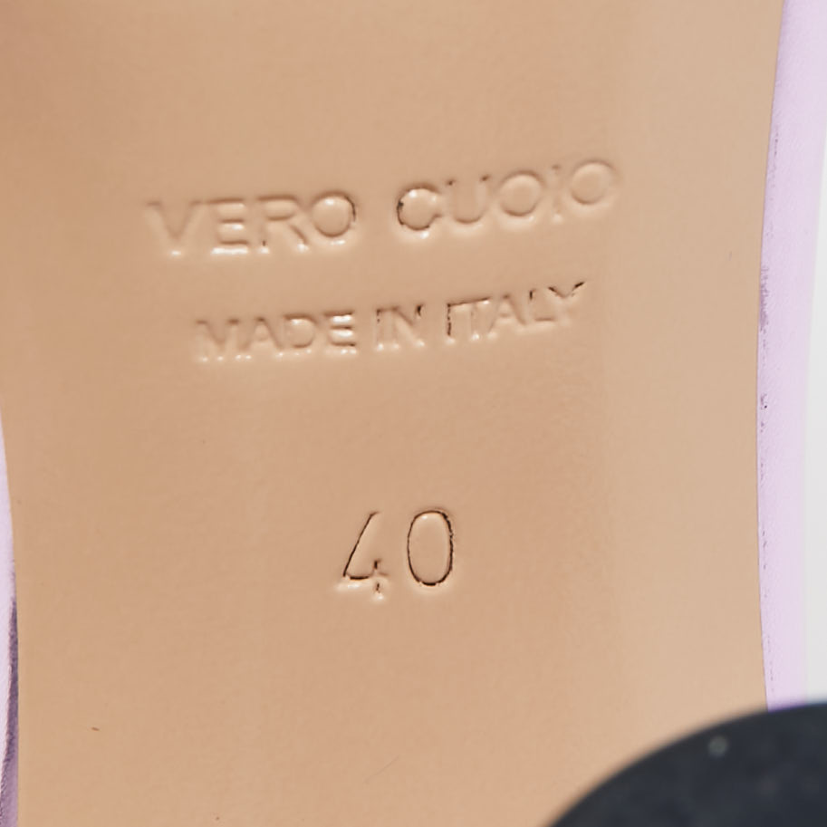 Nicholas Kirkwood Metallic Purple Leather And Mesh Zaha Ankle Strap Sandals Size 40