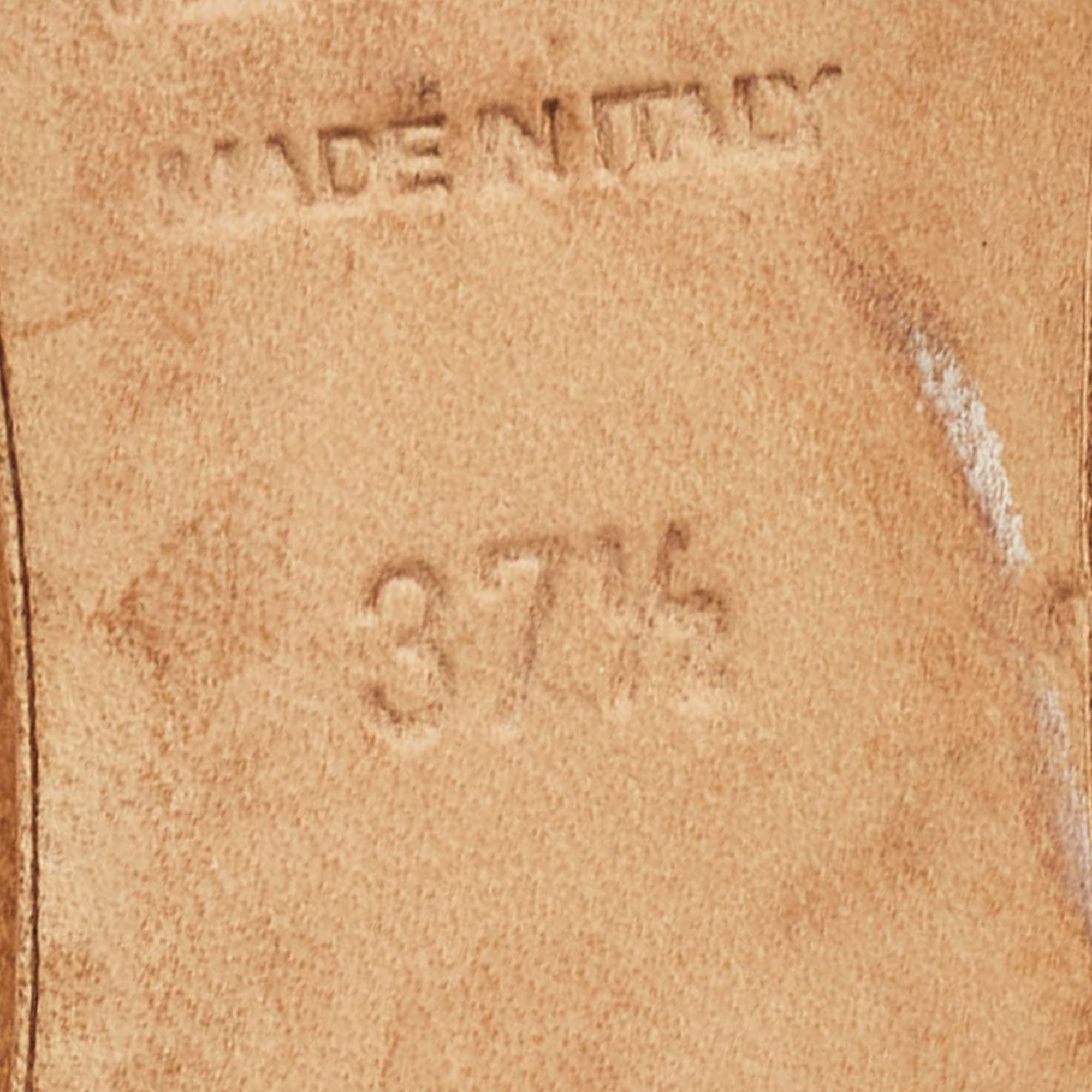 Nicholas Kirkwood Orange Leather Beya Smoking Slippers Size 37.5