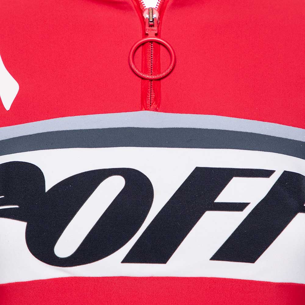 Off-White Red Printed Jersey Racing Car T-Shirt S