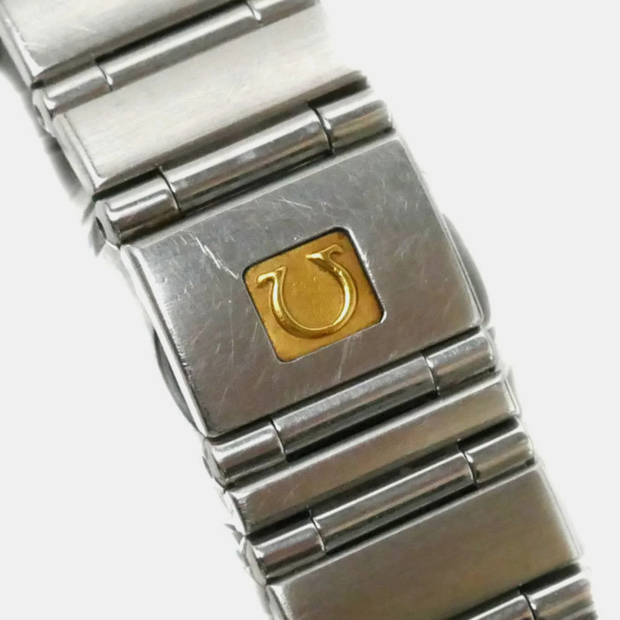 Omega Silver Stainless Steel Constellation 1562.36 Quartz Women's Wristwatch 22 Mm