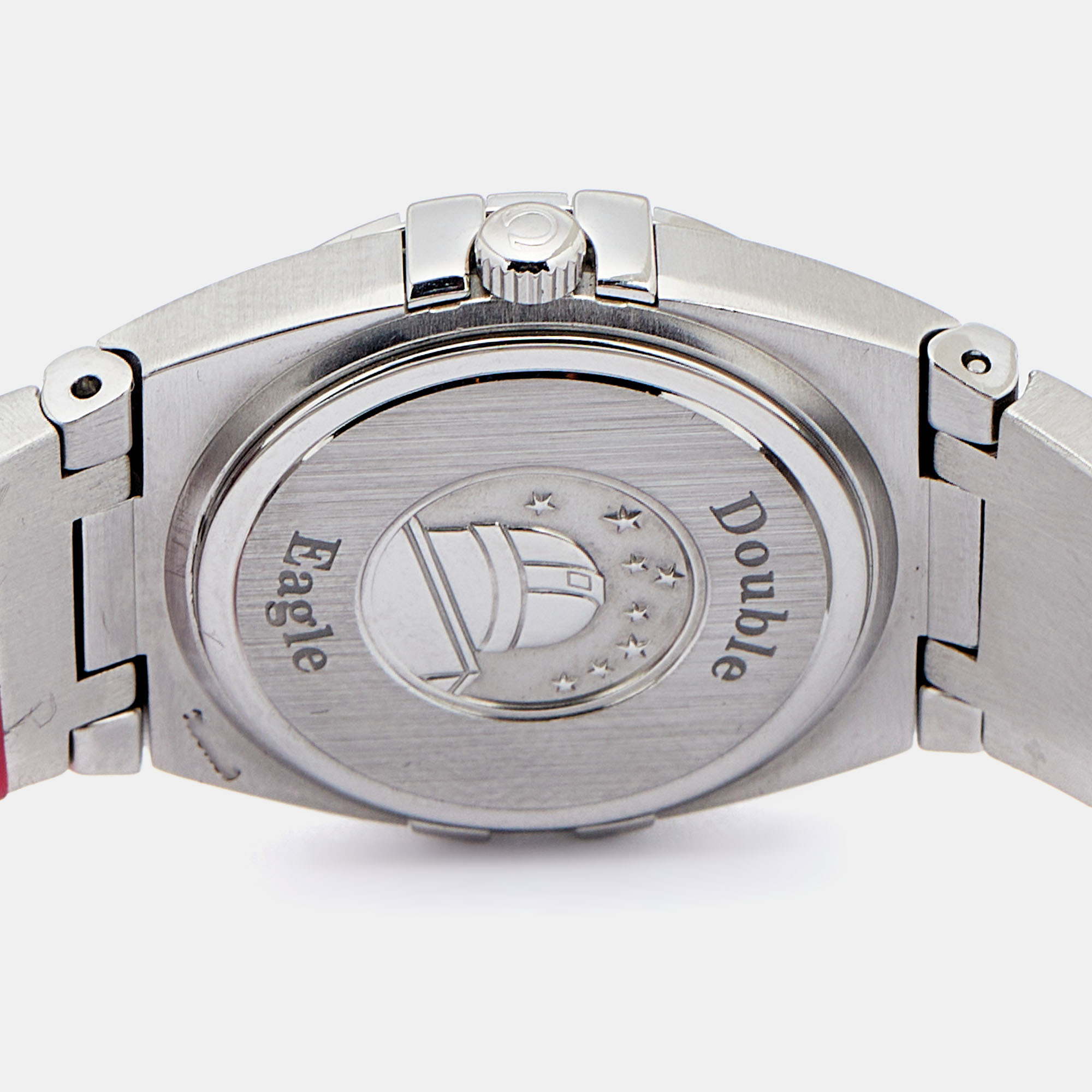 Omega MOP Diamonds Stainless Steel Constellation 123.15.24.60.05.001 Women's Wristwatch 24 Mm