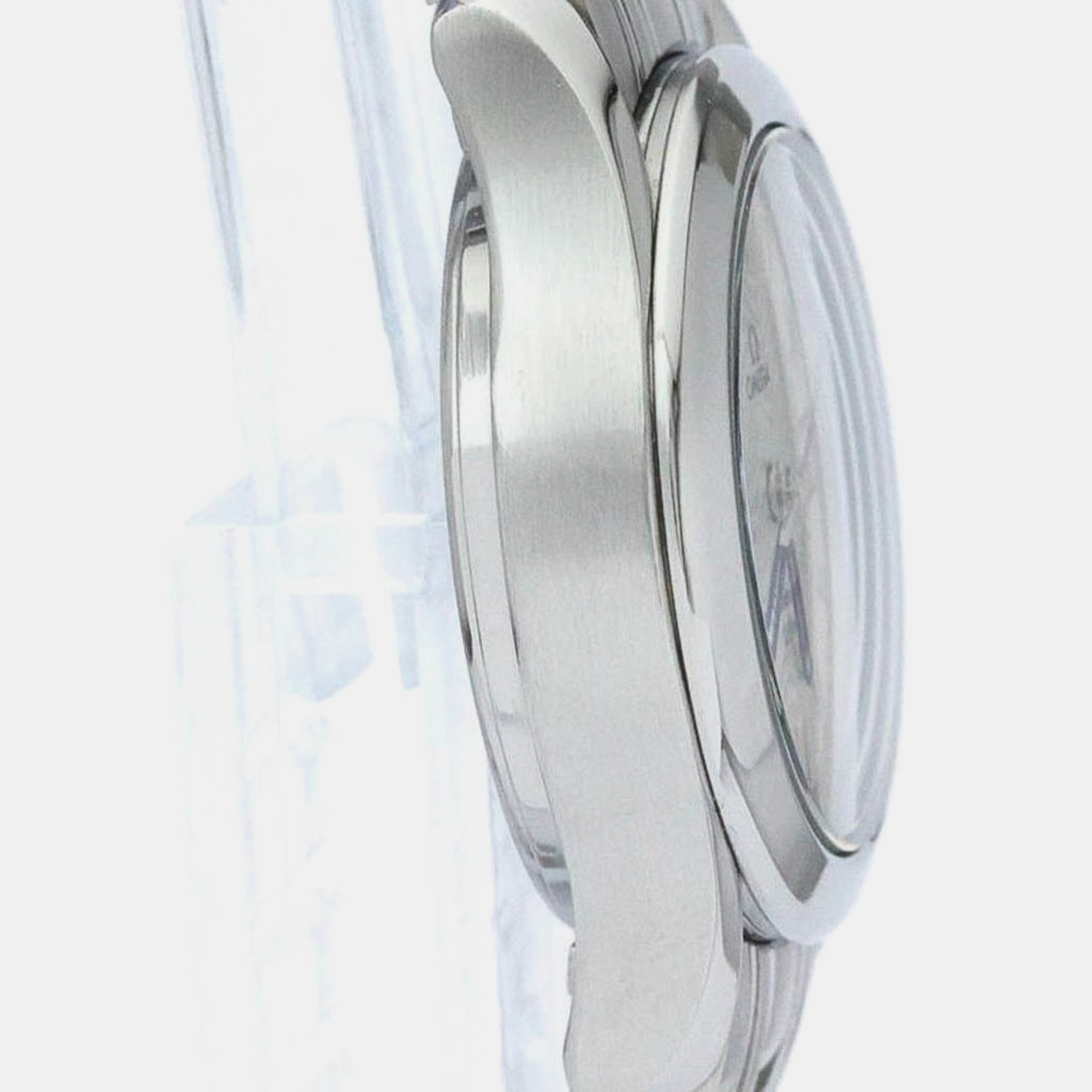 Omega Silver Stainless Steel Seamaster 2581.31 Quartz Women's Wristwatch 26 Mm