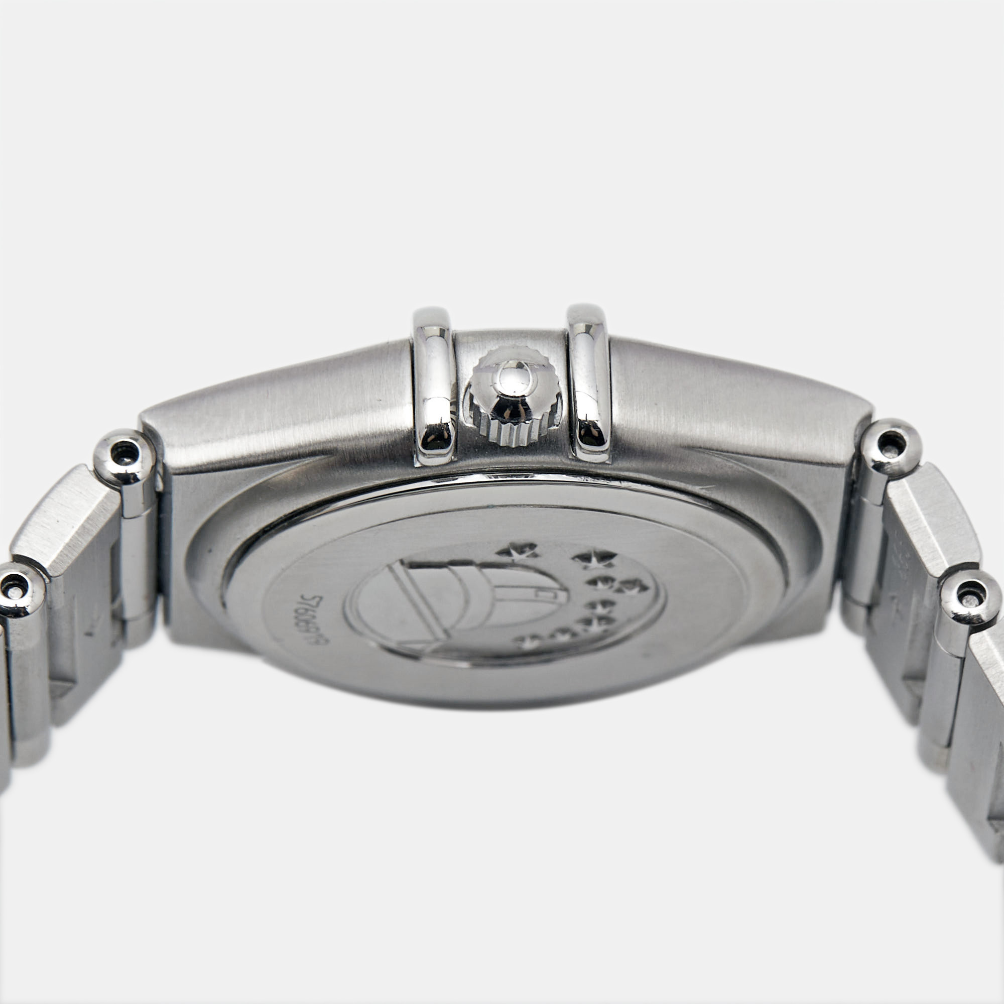 Omega Grey Stainless Steel Constellation 95 1562.40.00 Women's Wristwatch 22.50 Mm