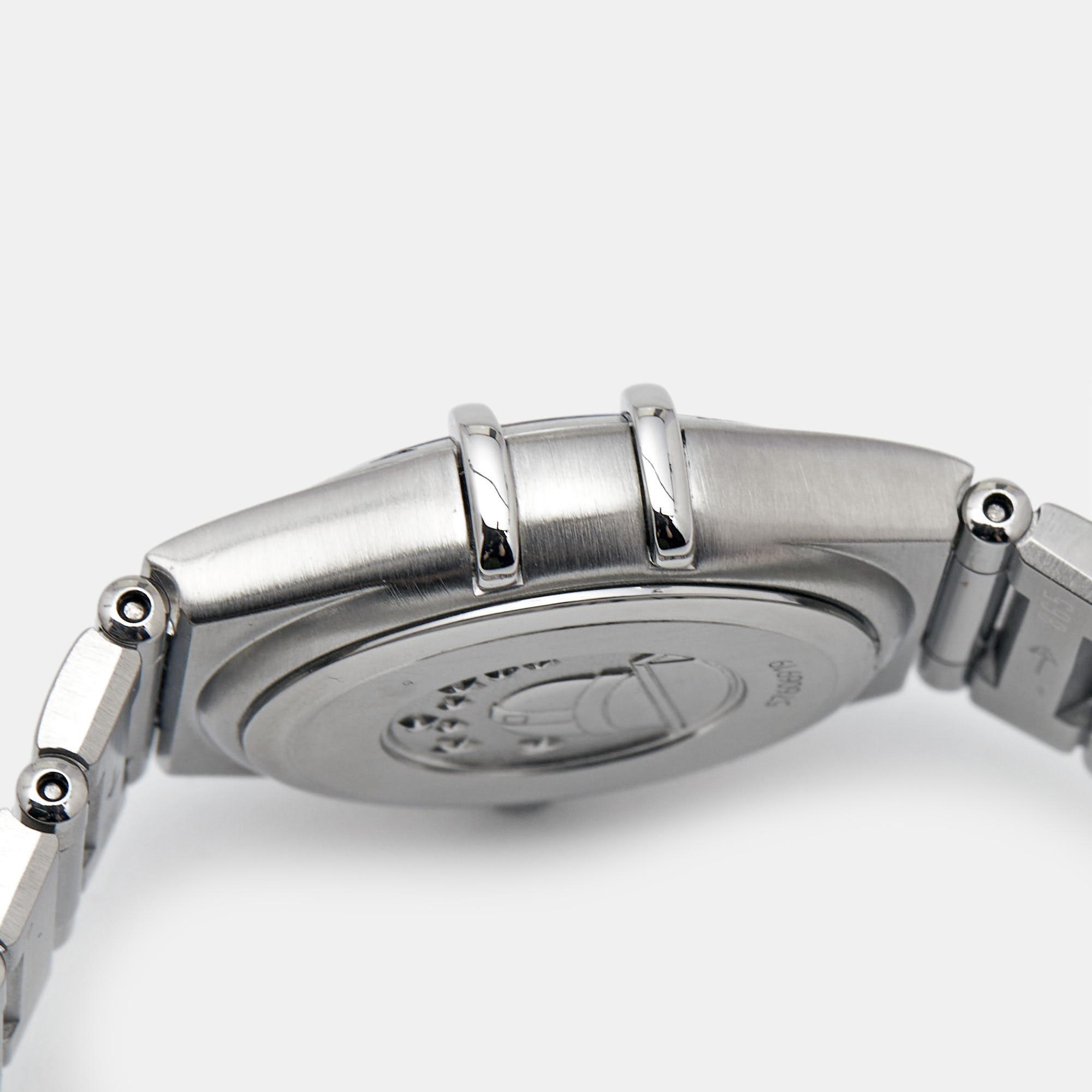 Omega Grey Stainless Steel Constellation 95 1562.40.00 Women's Wristwatch 22.50 Mm