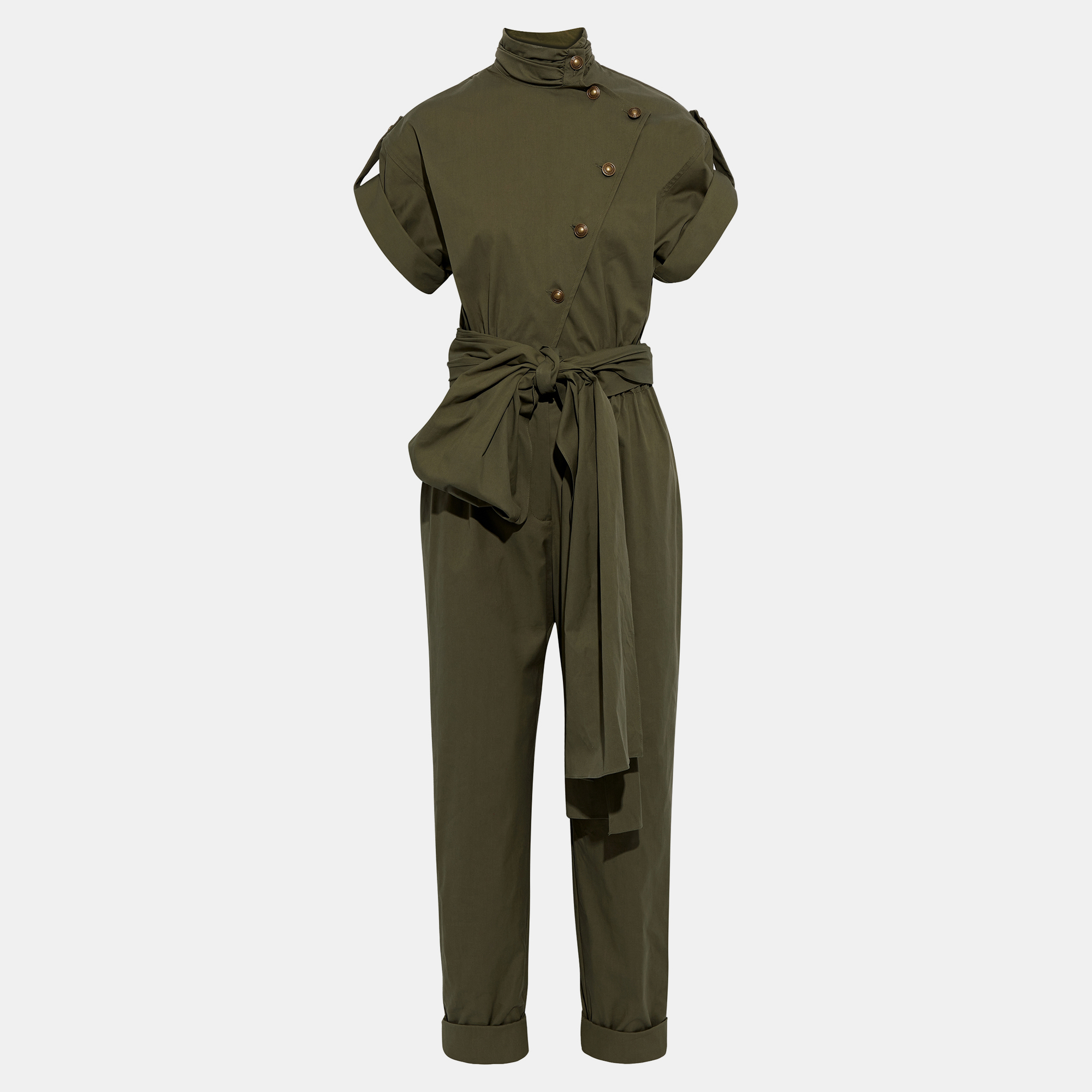 

Oscar De La Renta Cotton Jumpsuits US 2, Green