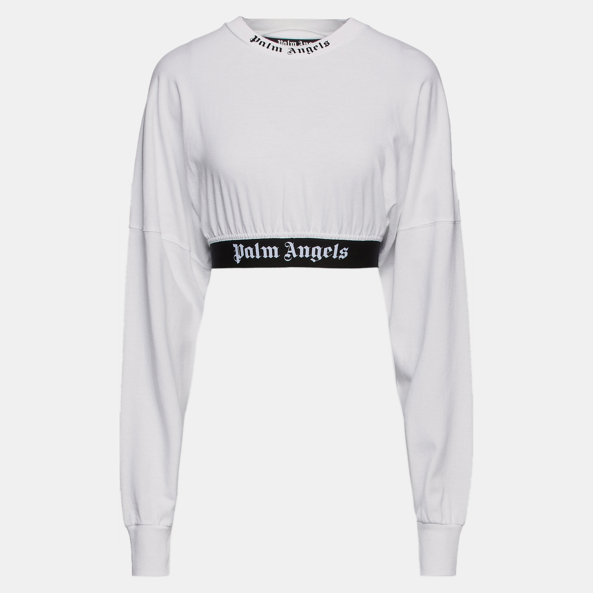 Palm angels cotton long sleeved top m
