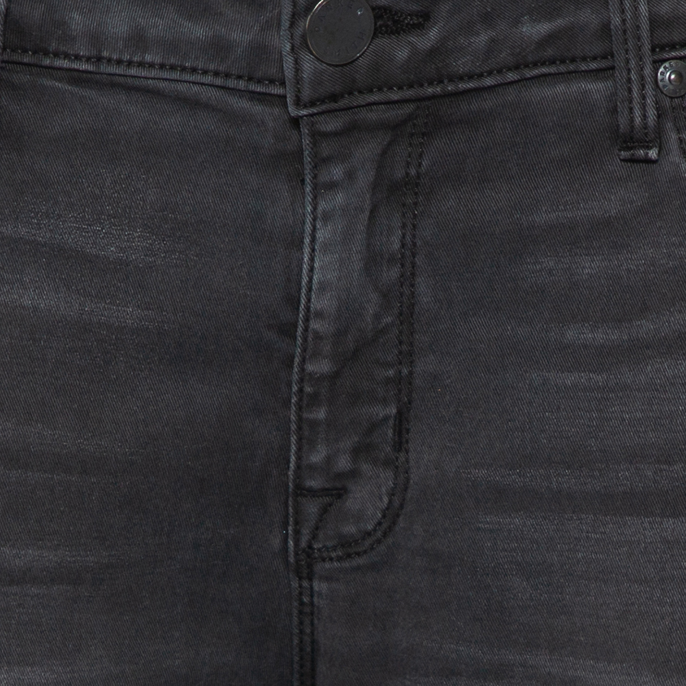 Parker Smith Dark Grey Denim Distressed Skinny Jeans M