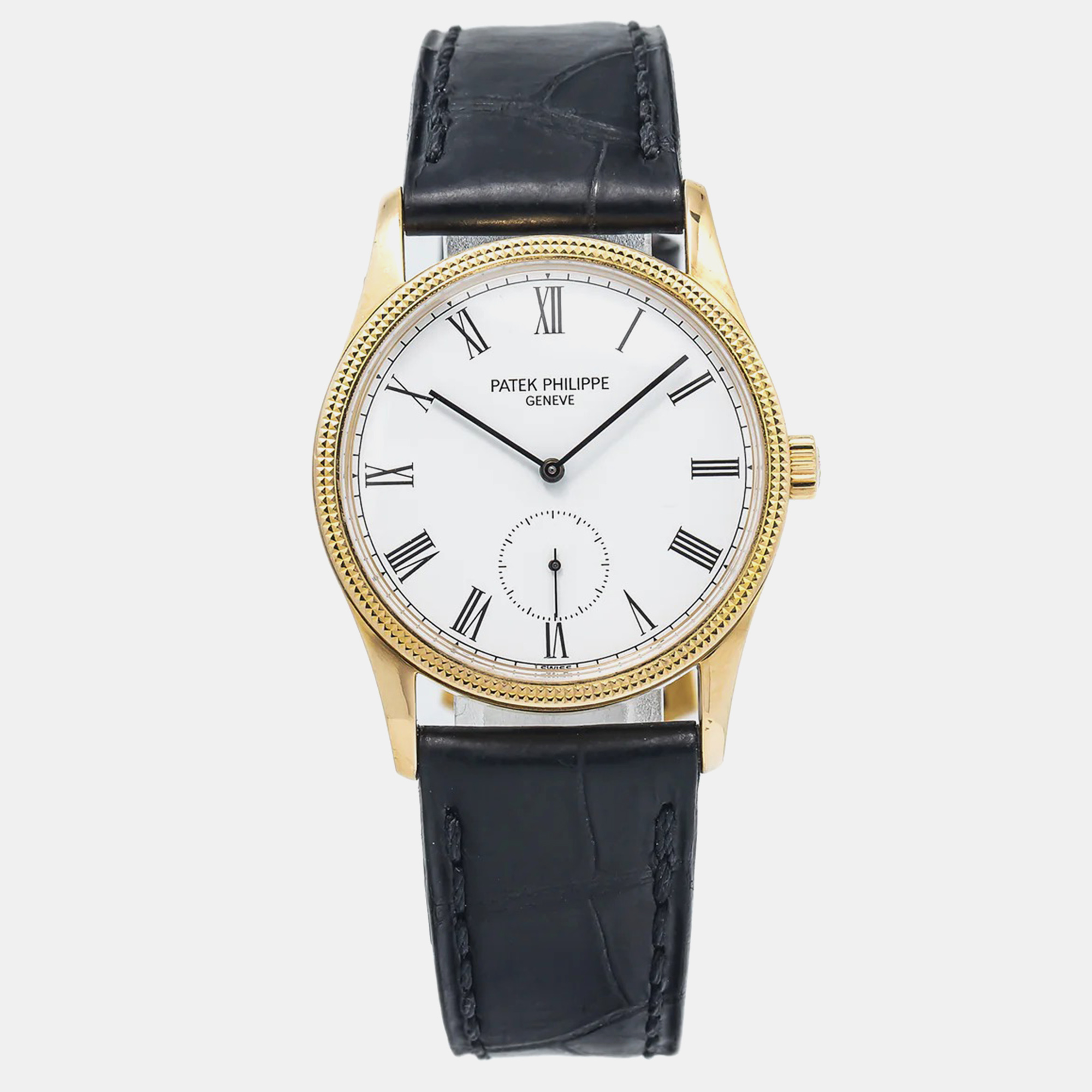 Patek Philippe White Yellow Gold Calatrava 3796J Manual Winding Women's Wristwatch
Patek Philippe White Yellow Gold Calatrava 3796J Manual Winding Women's Wristwatch
