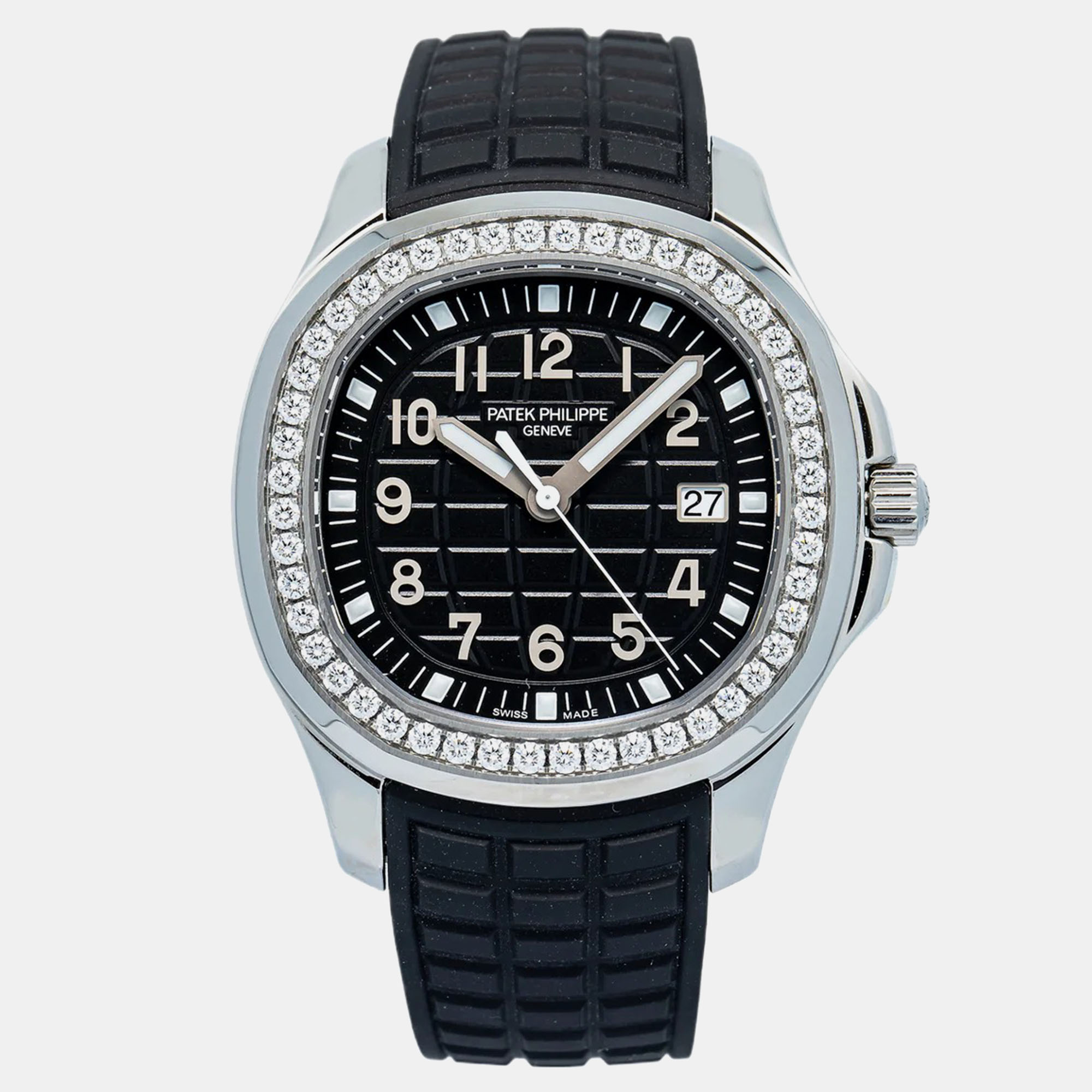 Aquanaut 5267/200A-001 Quartz Stainless Steel Women's Wristwatch 38 mm - Patek Philippe - Modalova