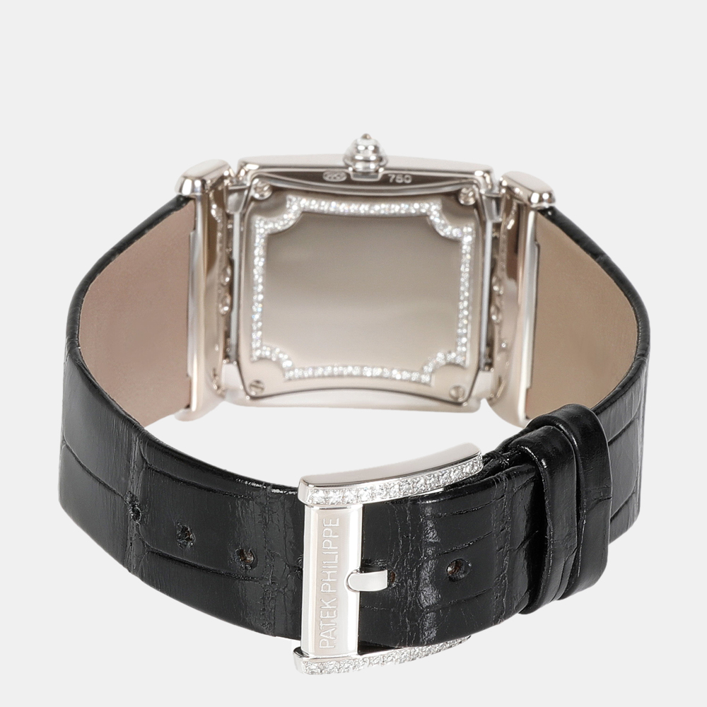 Patek Philippe White Gold And Diamond Twenty-4 4910G-001 Quartz Women's Wristwatch 25 Mm