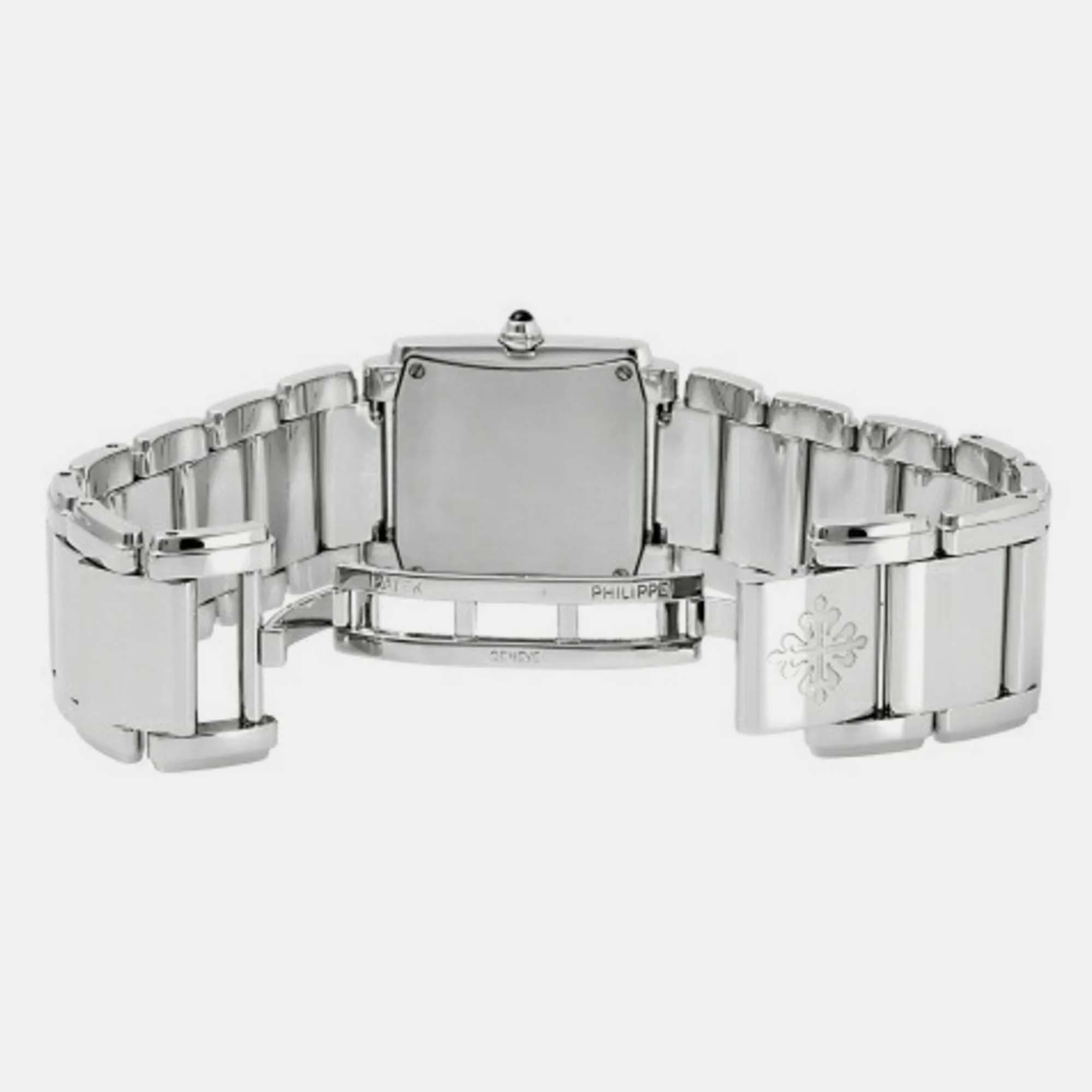 Patek Philippe Blue Stainless Steel Twenty-4 4910/10A-012 Quartz Women's Wristwatch 25 Mm