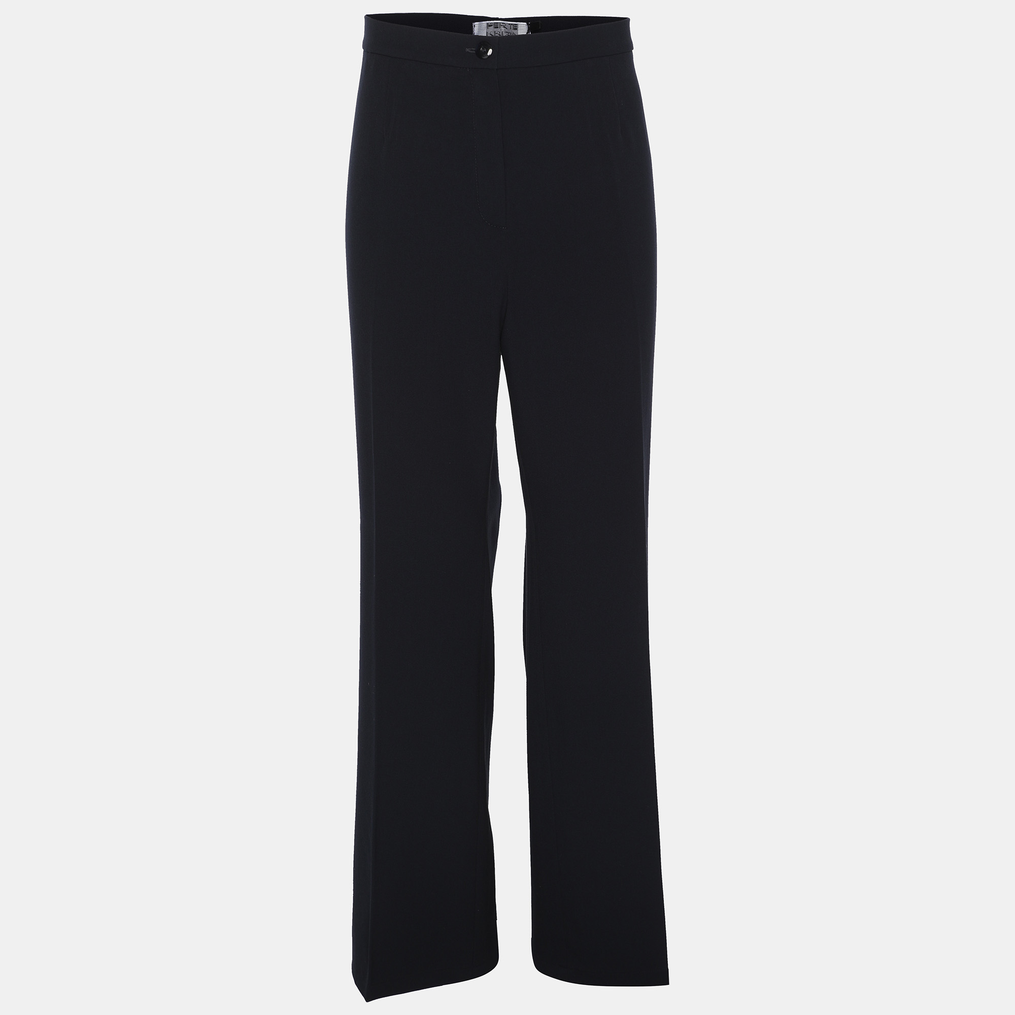 Perte by Krizia Navy Blue Jersey Trousers XL
Perte by Krizia Navy Blue Jersey Trousers XL