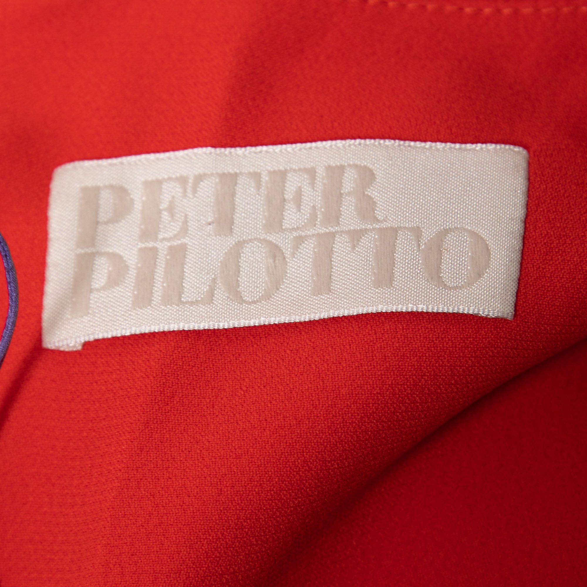 Peter Pilotto Multicolor Crepe Lace Halter Neck Maxi Dress M