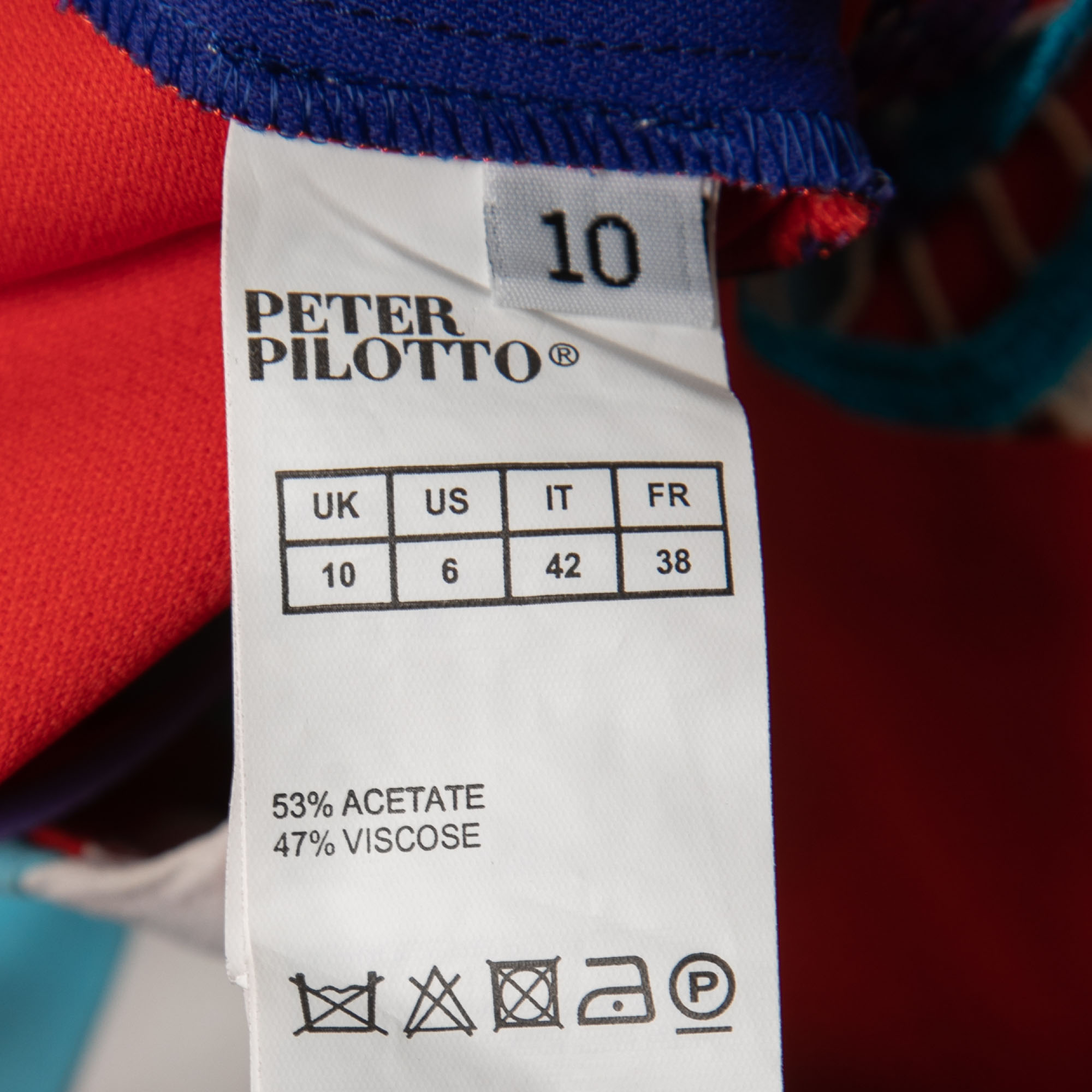Peter Pilotto Multicolor Crepe Lace Halter Neck Maxi Dress M